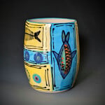 Anchor Line Pottery Sea Side Tumbler