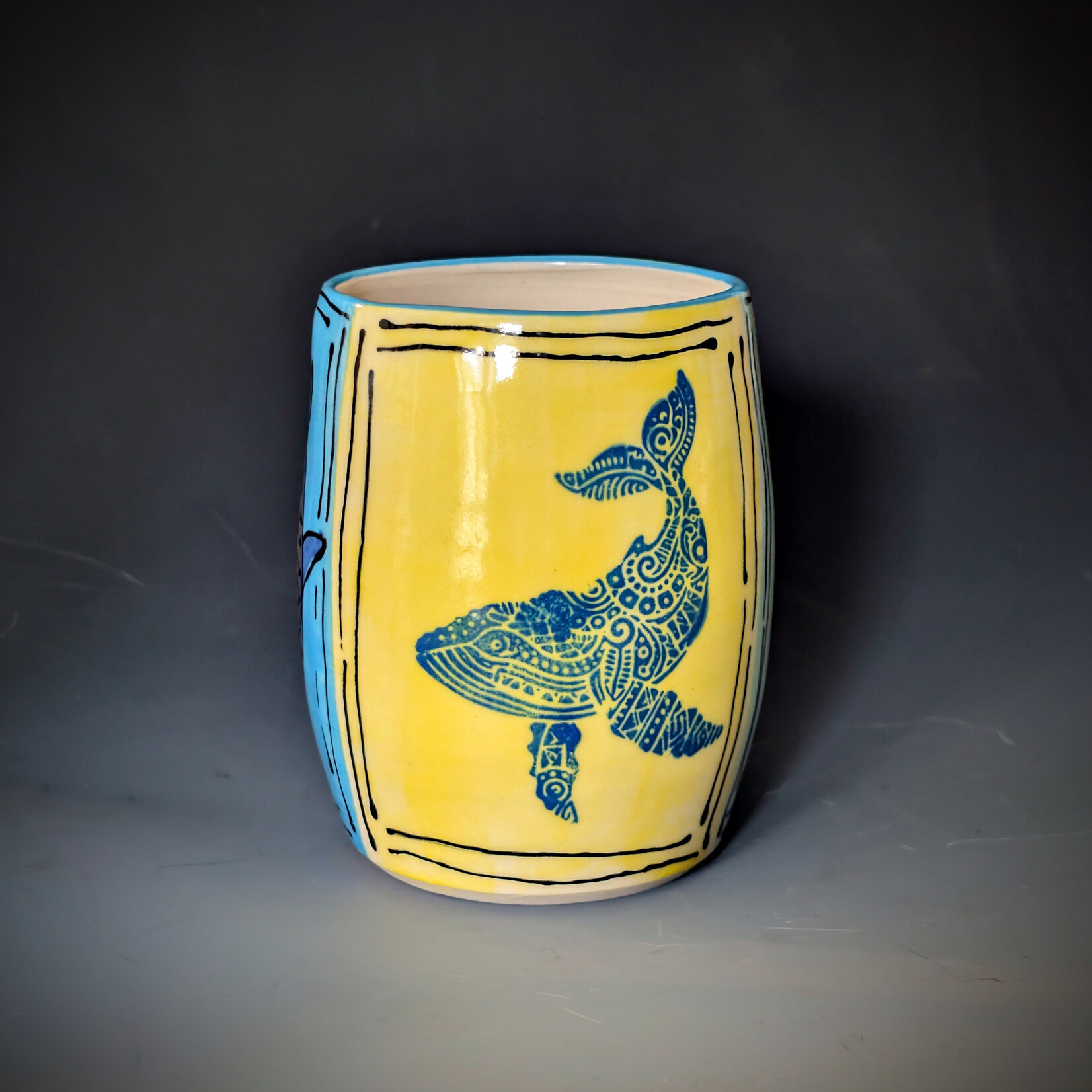 Anchor Line Pottery Sea Side Tumbler