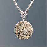 Modern Heirloom® Sunrise by the Sea Two Tone Mini Medallion, 18" RDB