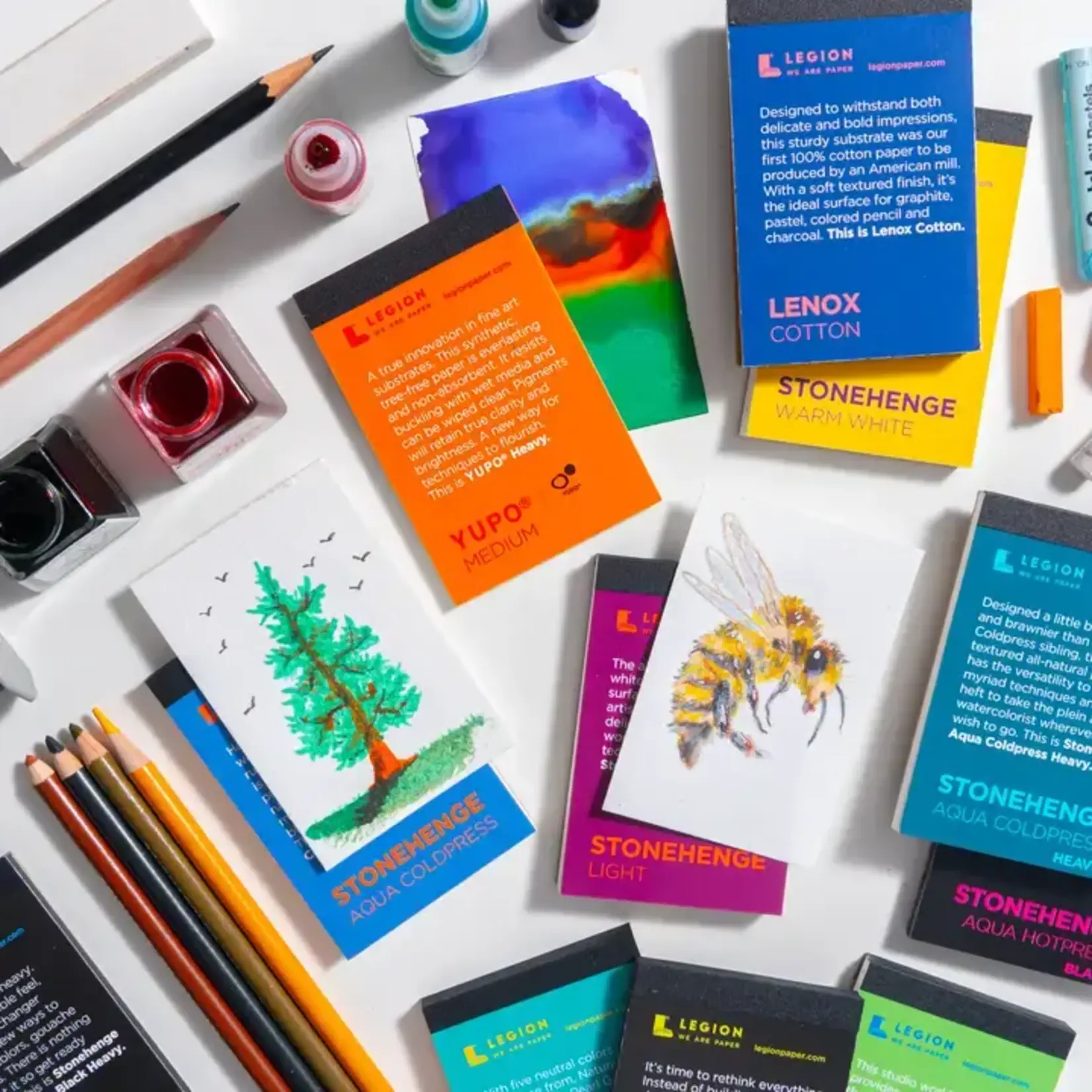 Legion Paper Legion Mini Paper Pad Set - Mixed Media (15 Pads)