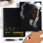 Legion Paper Stonehenge Aqua Black Pad - Coldpress Watercolor Paper - 5"x7"