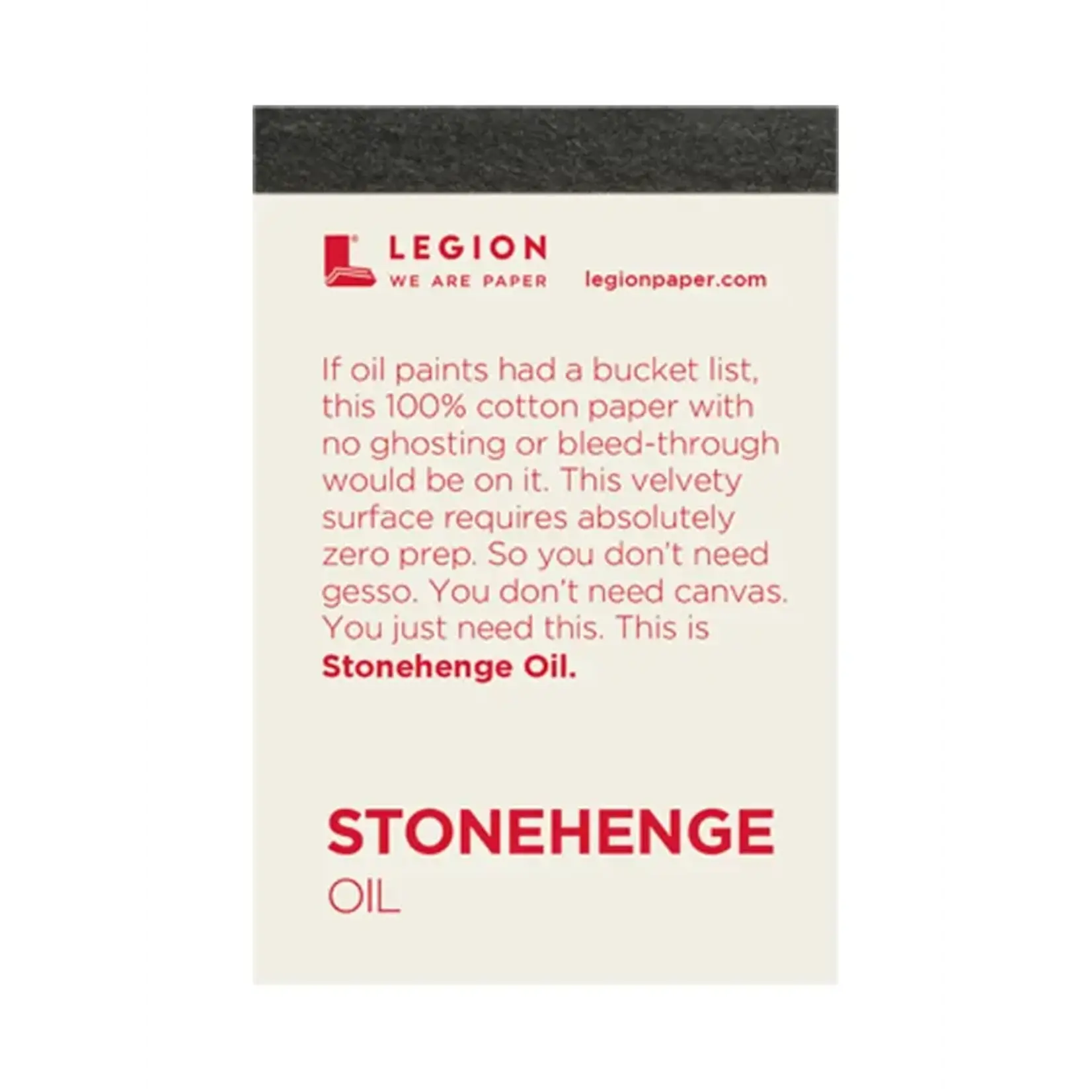 Legion Paper Stonehenge Oil Mini Pad - Pre-Primed Oil Paper