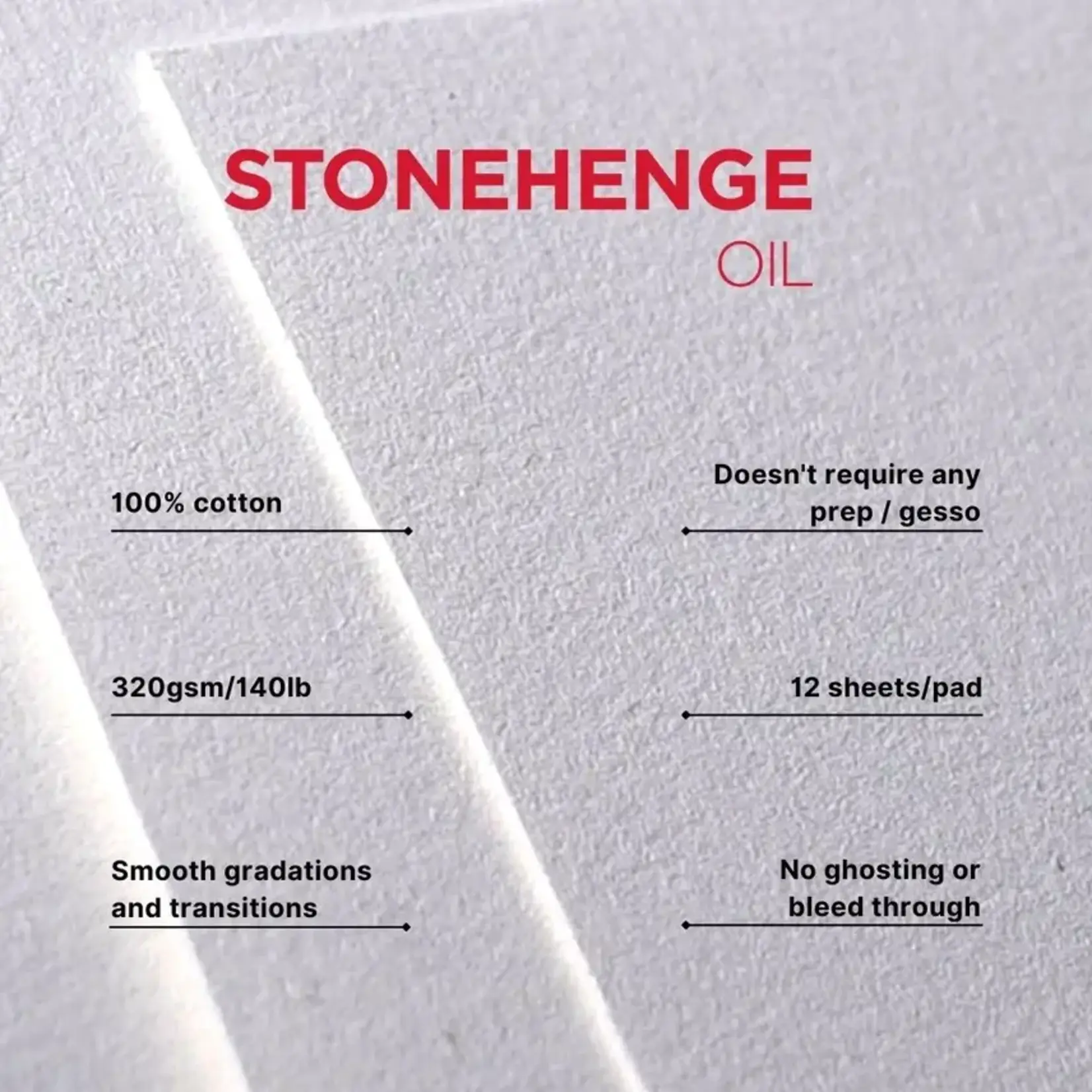 Legion Paper Stonehenge Oil Mini Pad - Pre-Primed Oil Paper