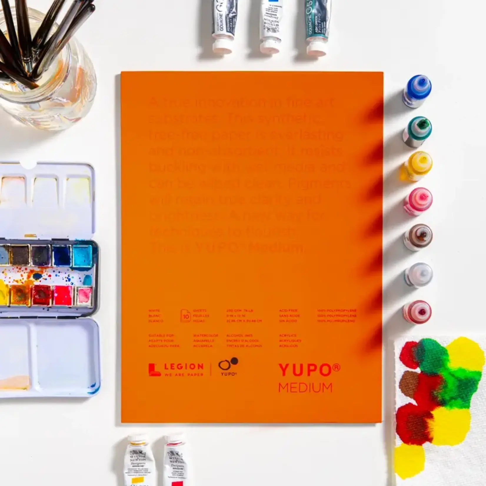 Legion Paper Yupo Medium Pad - Watercolor, Alcohol Ink & Oil Paper - 5"x7"