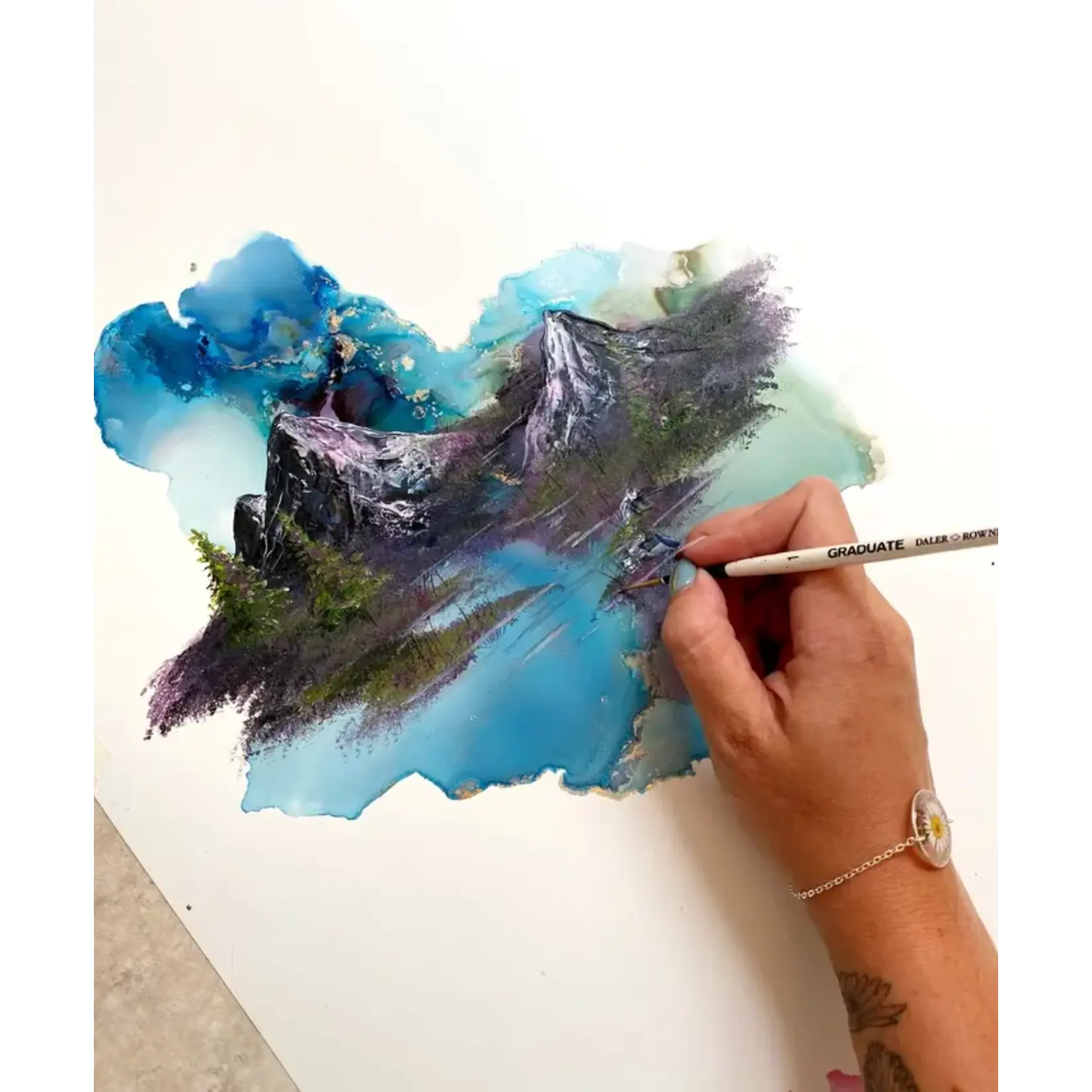 Legion Paper Yupo Medium Pad - Watercolor, Alcohol Ink & Oil Paper - 9"x12"