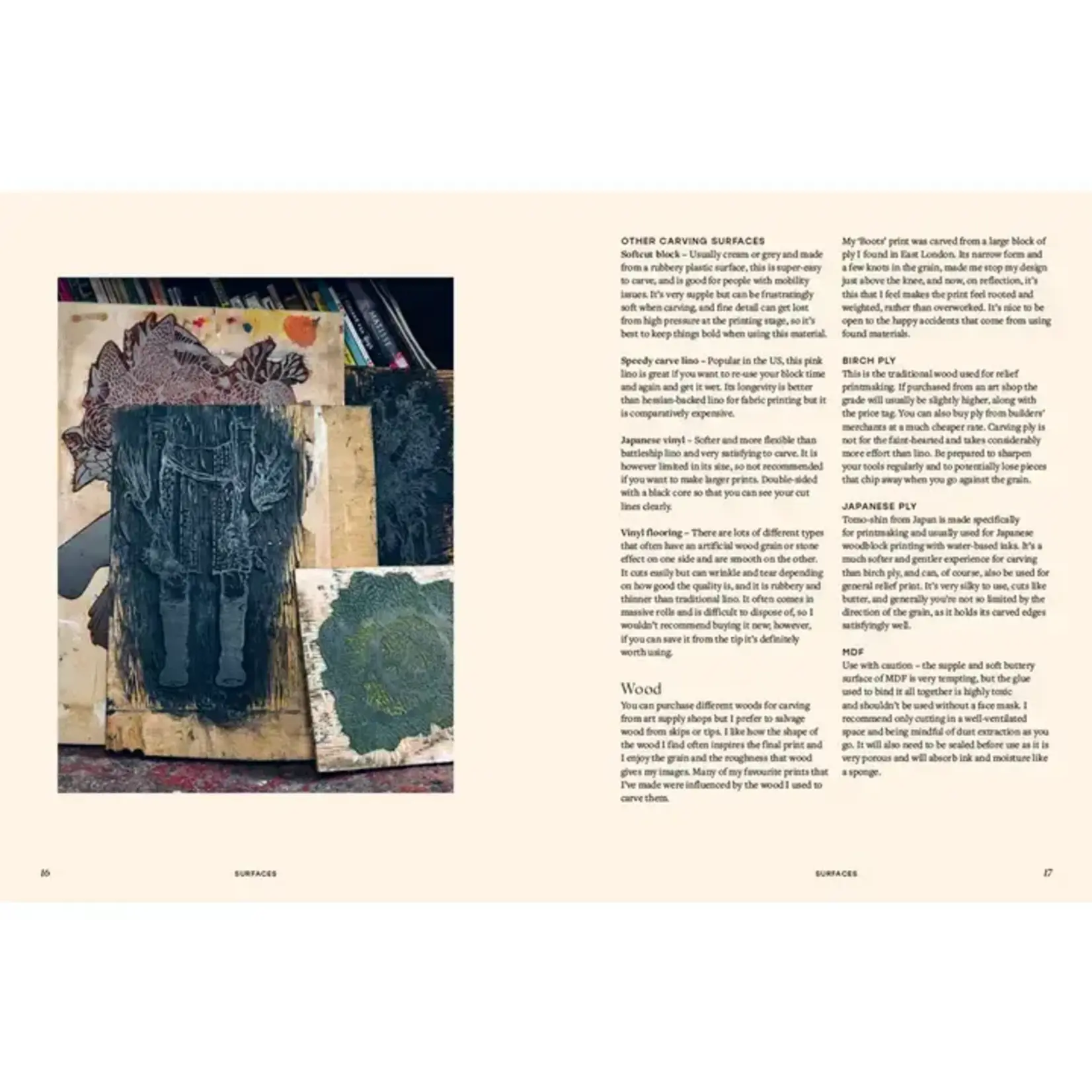 HarperCollins Botanical Block Printing by Rosanna Morris
