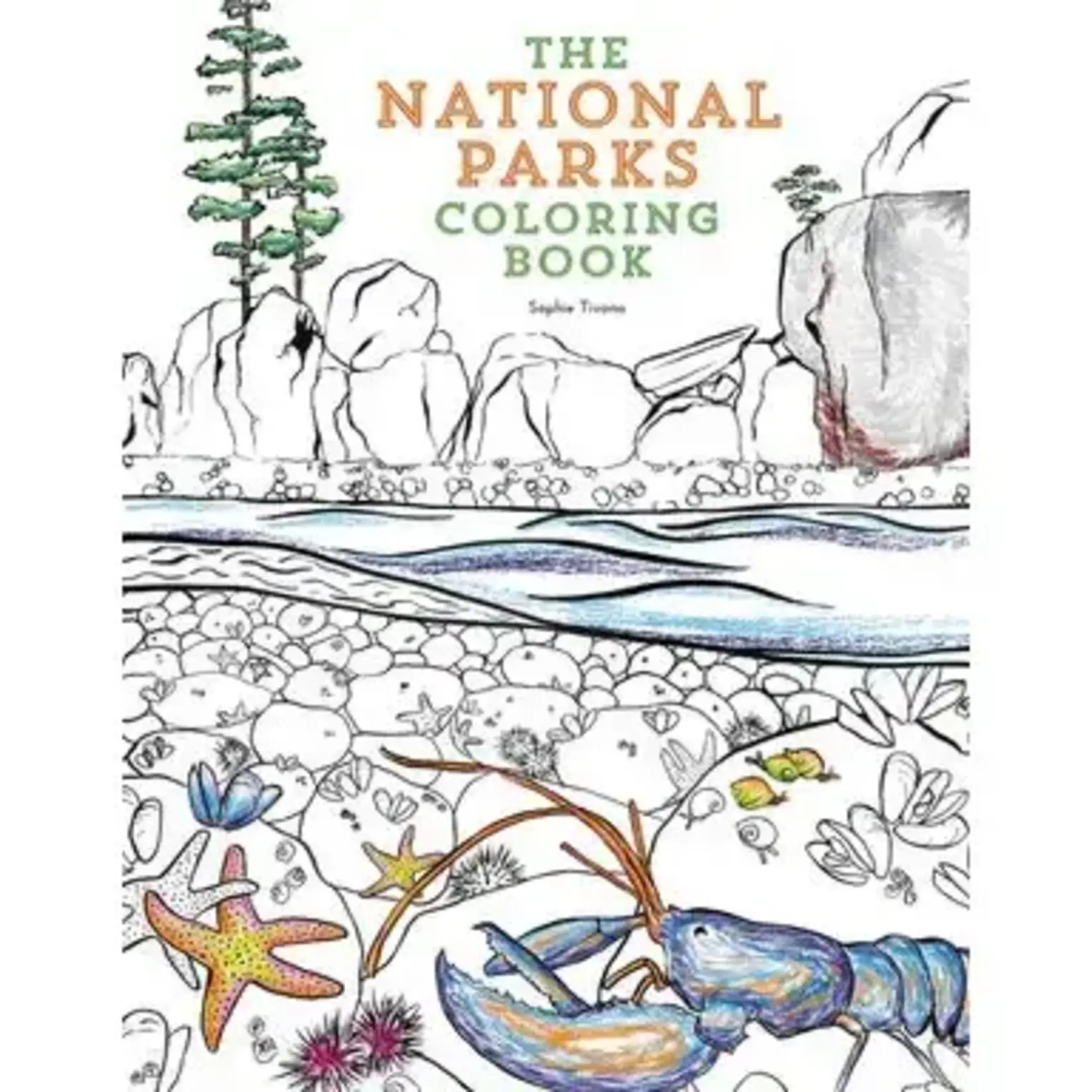 HarperCollins The National Parks Coloring Book by Sophie Tivona