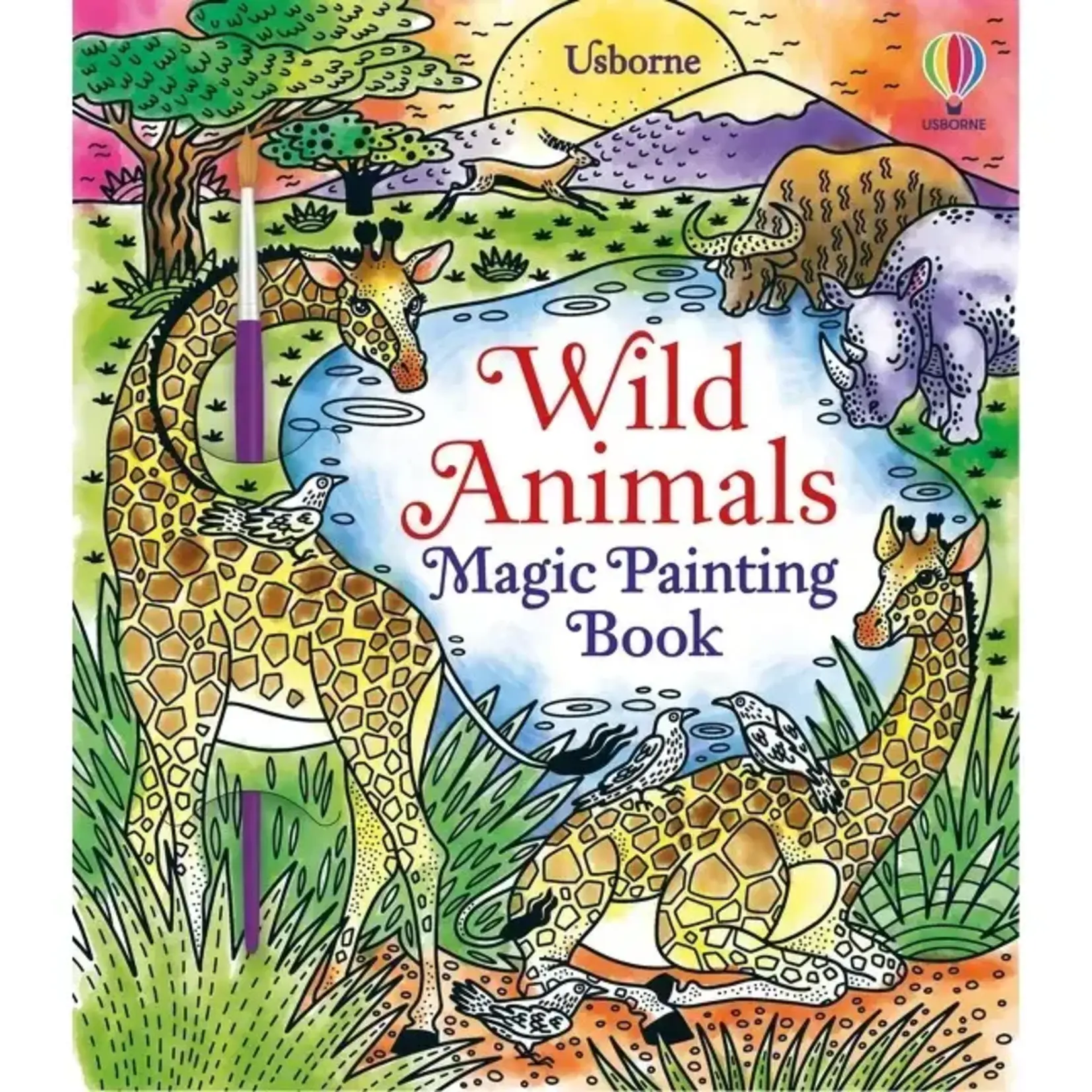 HarperCollins Wild Animals Magic Painting Book : Usborne