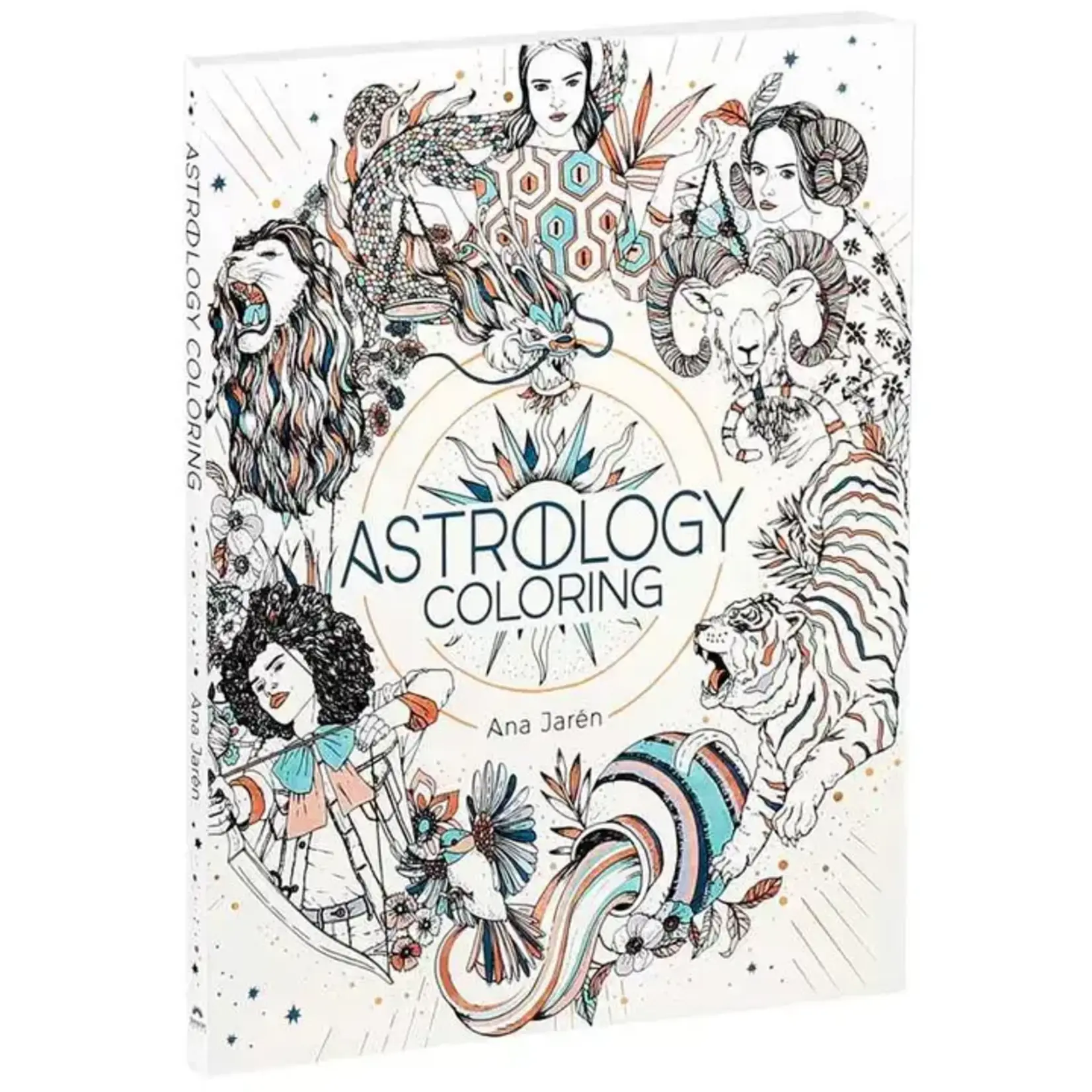 Simon & Schuster Astrology Coloring By Ana Jarén