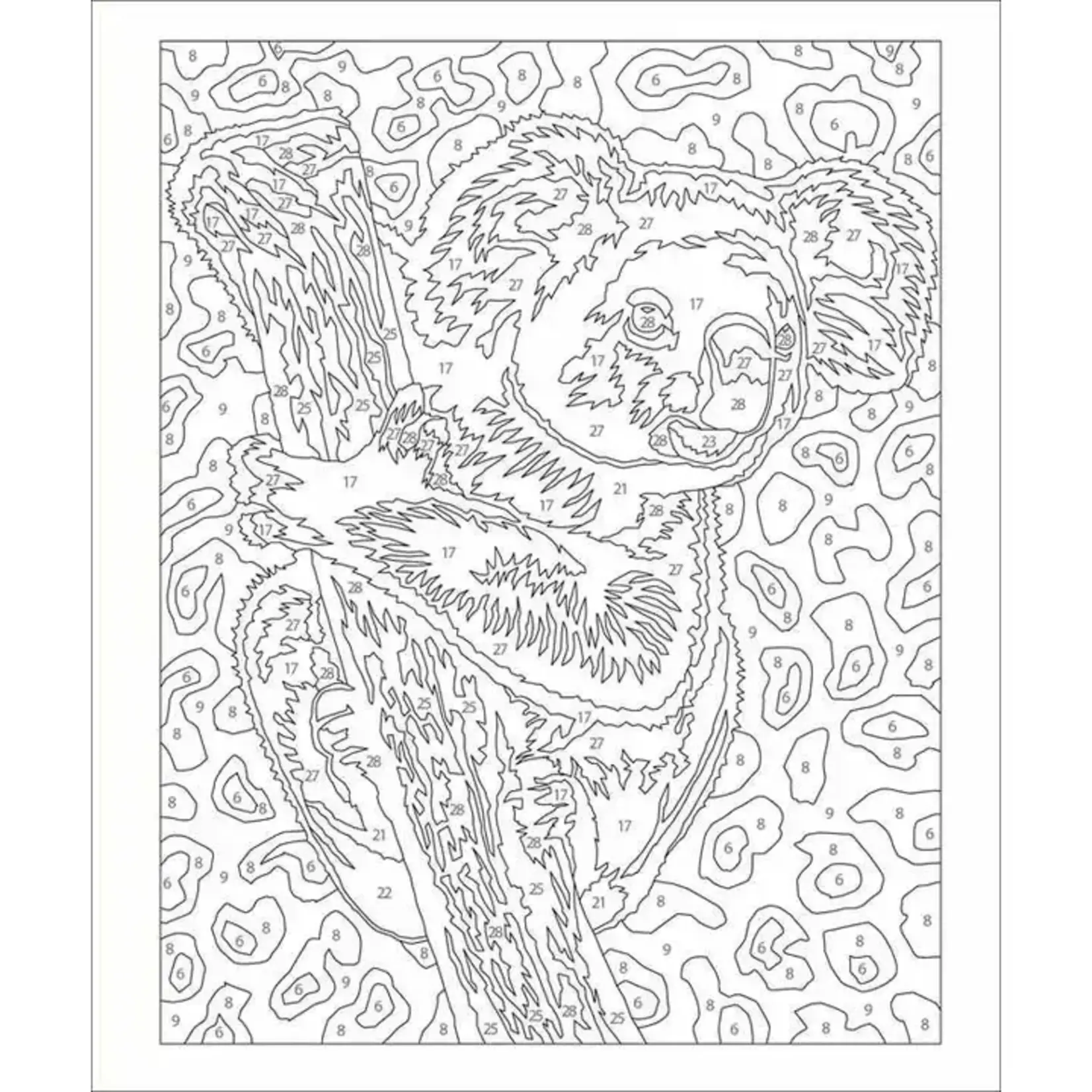 Simon & Schuster Large Print Happiness Color-By-Number