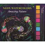Simon & Schuster Neon Watercolors - Amazing Nature By Igloobooks