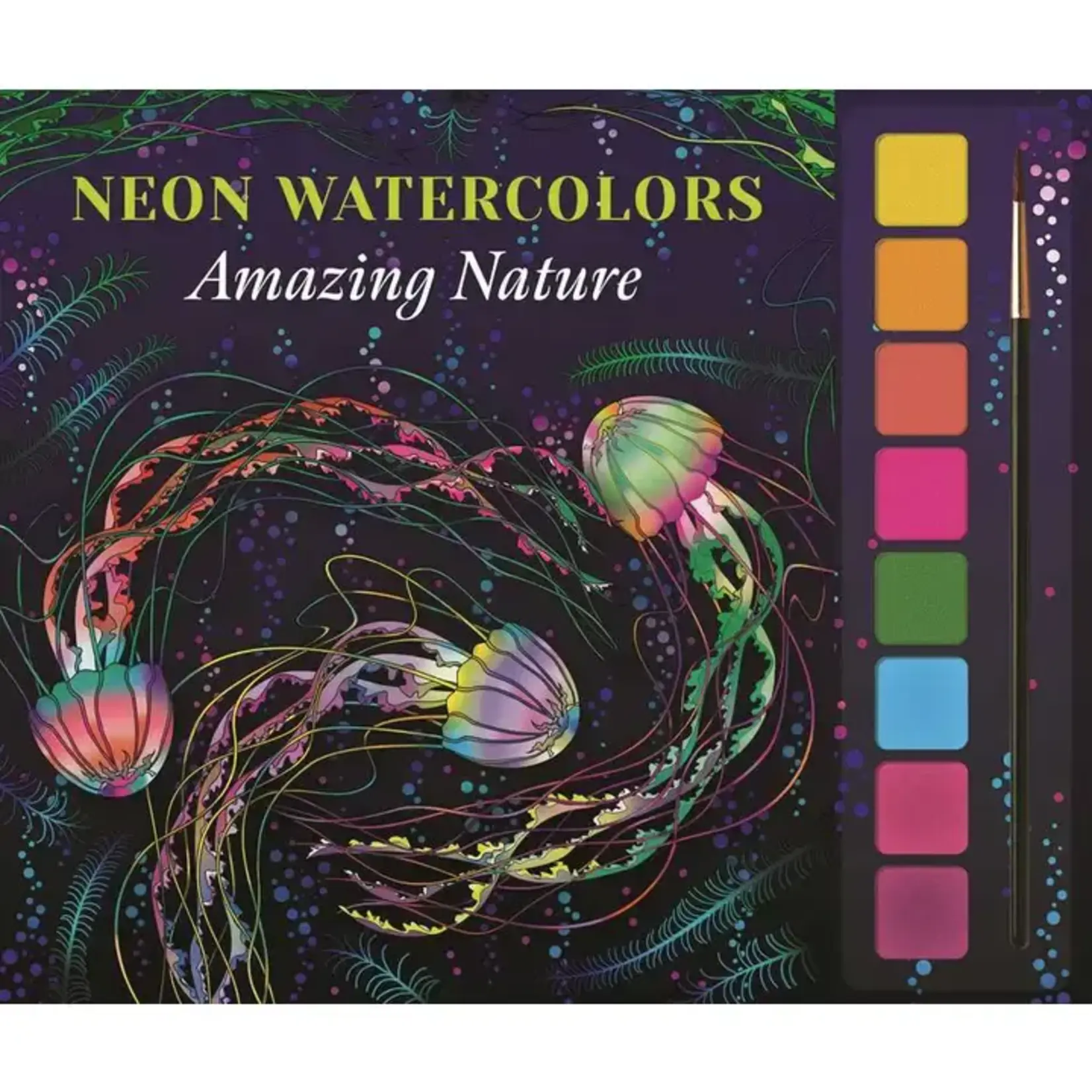 Simon & Schuster Neon Watercolors - Amazing Nature By Igloobooks