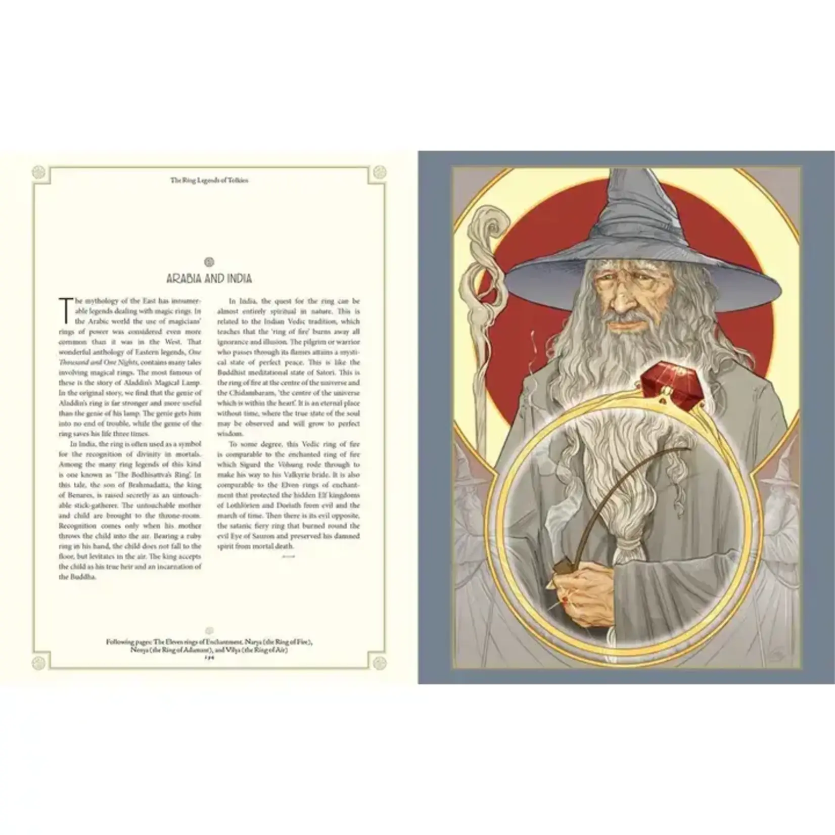 Simon & Schuster Ring Legends of Tolkien Deluxe Edition By David Day