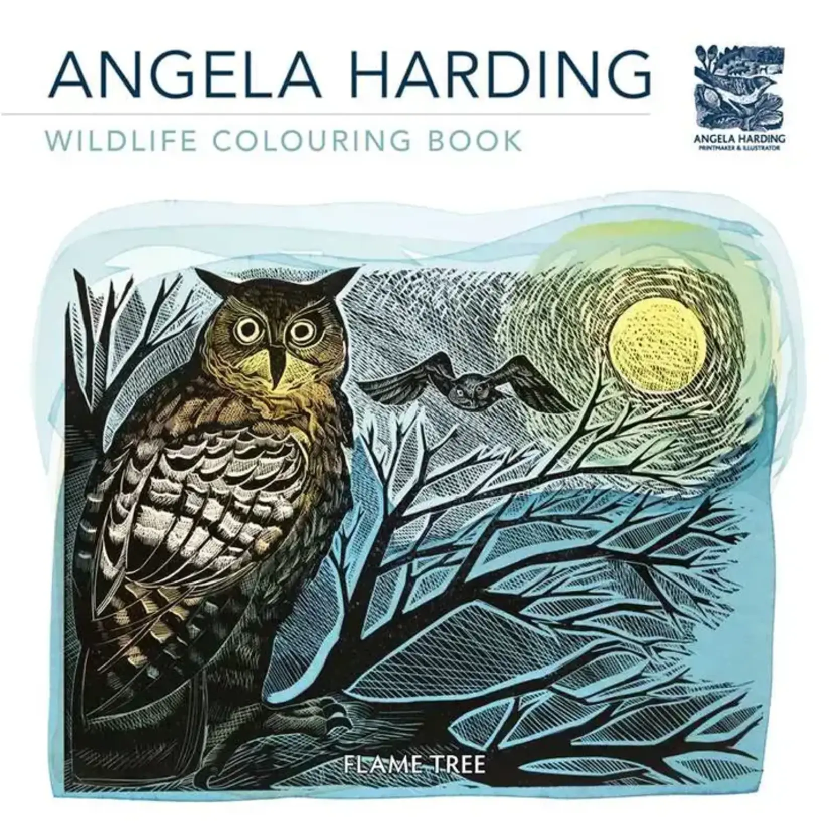 Simon & Schuster Wildlife Coloring Book by Angela Harding