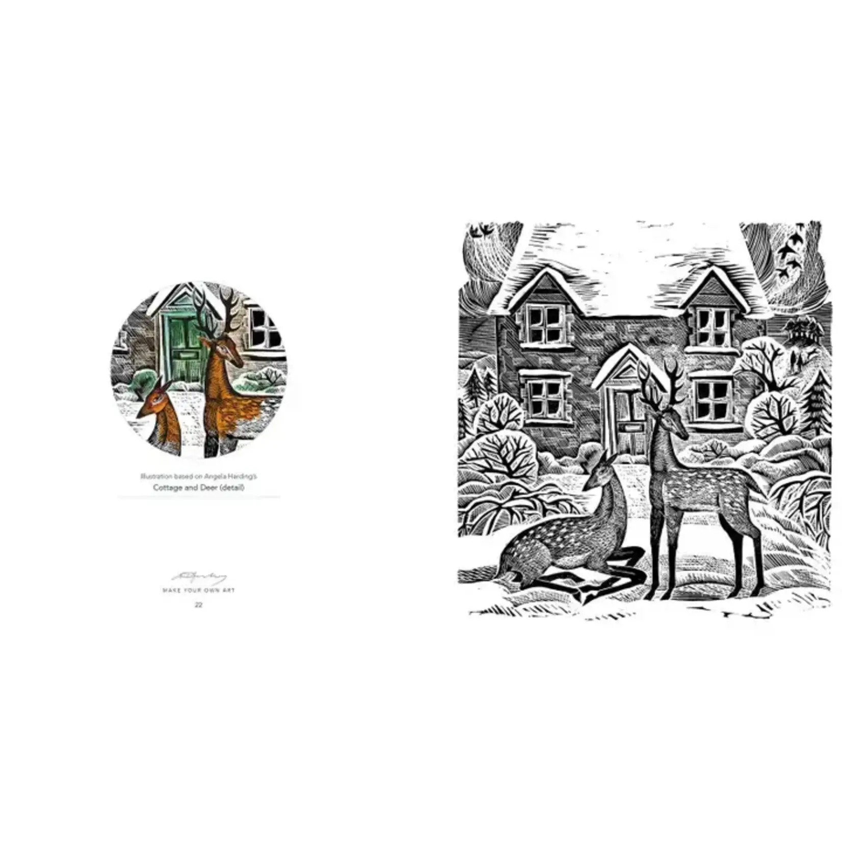 Simon & Schuster Wildlife Coloring Book by Angela Harding