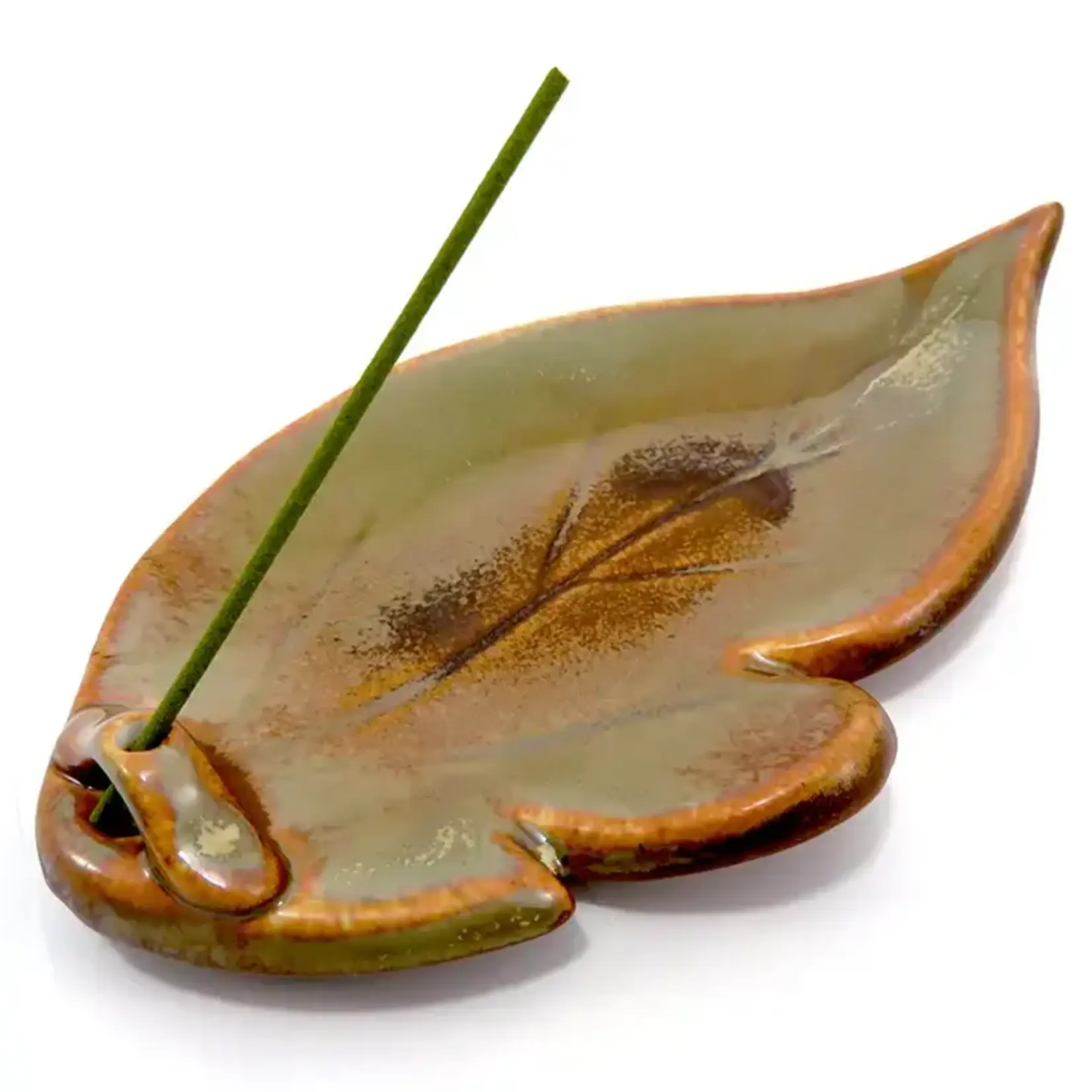 Shoyeido Japanese Incense Desert Sage Ceramic Incense Leaf