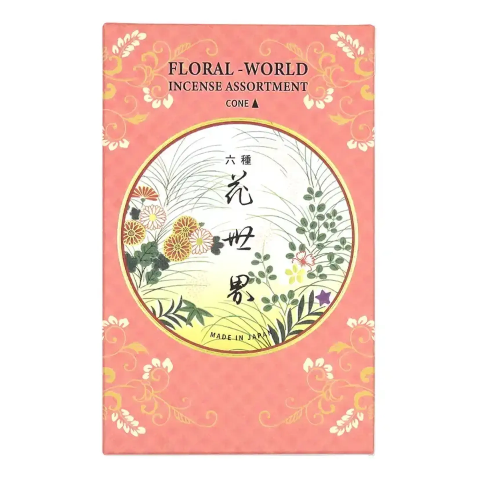 Shoyeido Japanese Incense Floral World - 30 Cone Assortment