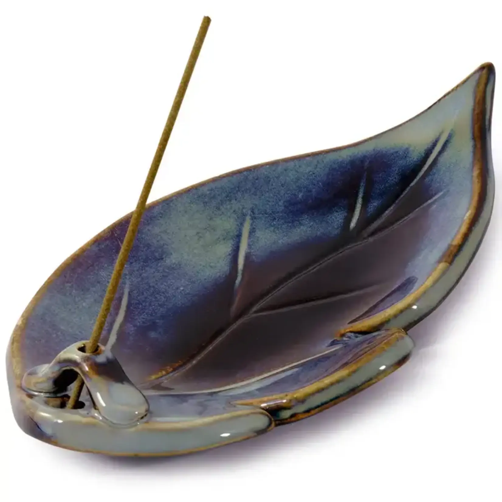 Shoyeido Japanese Incense Mountain Mist Ceramic Incense Leaf