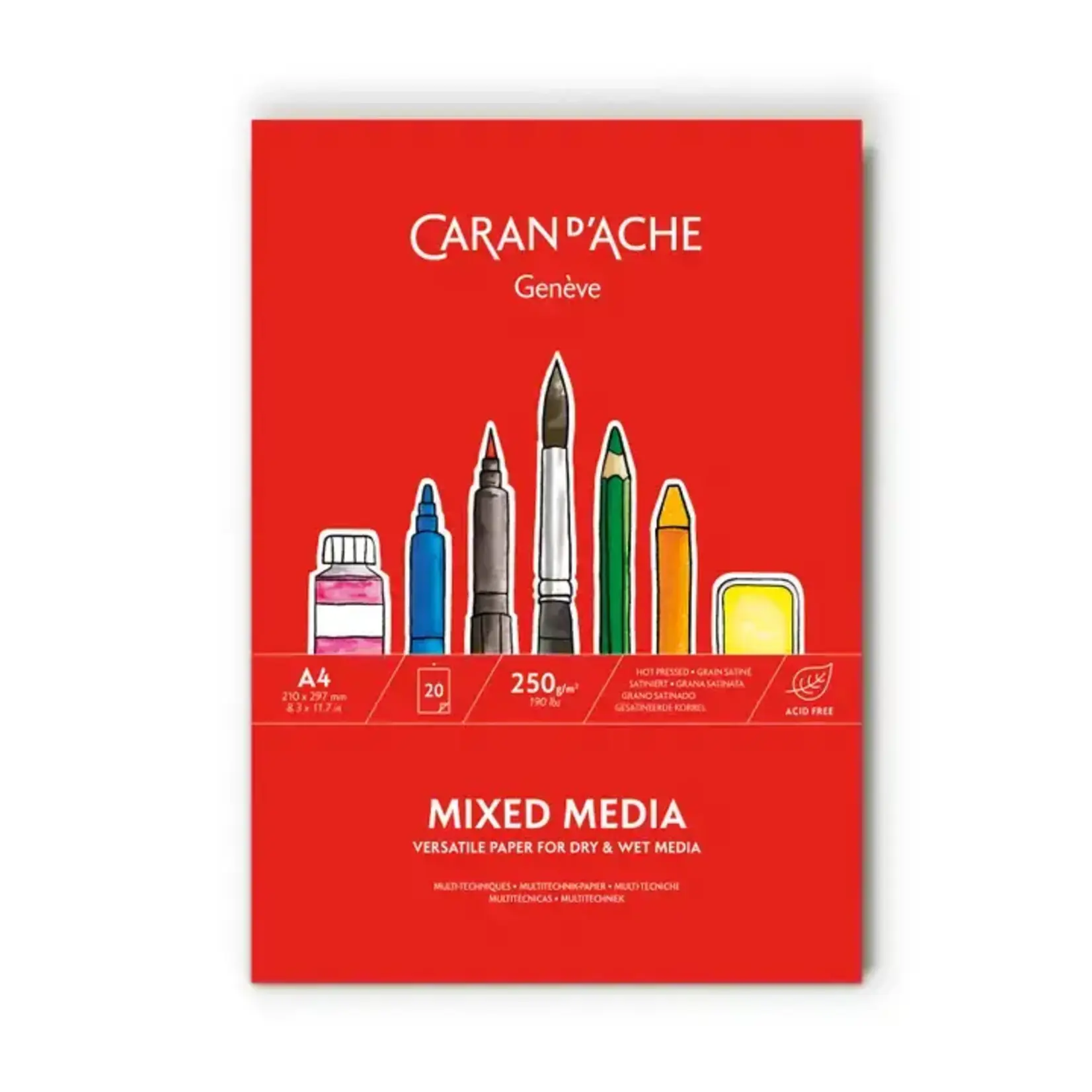 Caran d'Ache Drawing / Sketchpad Mixed Media A4