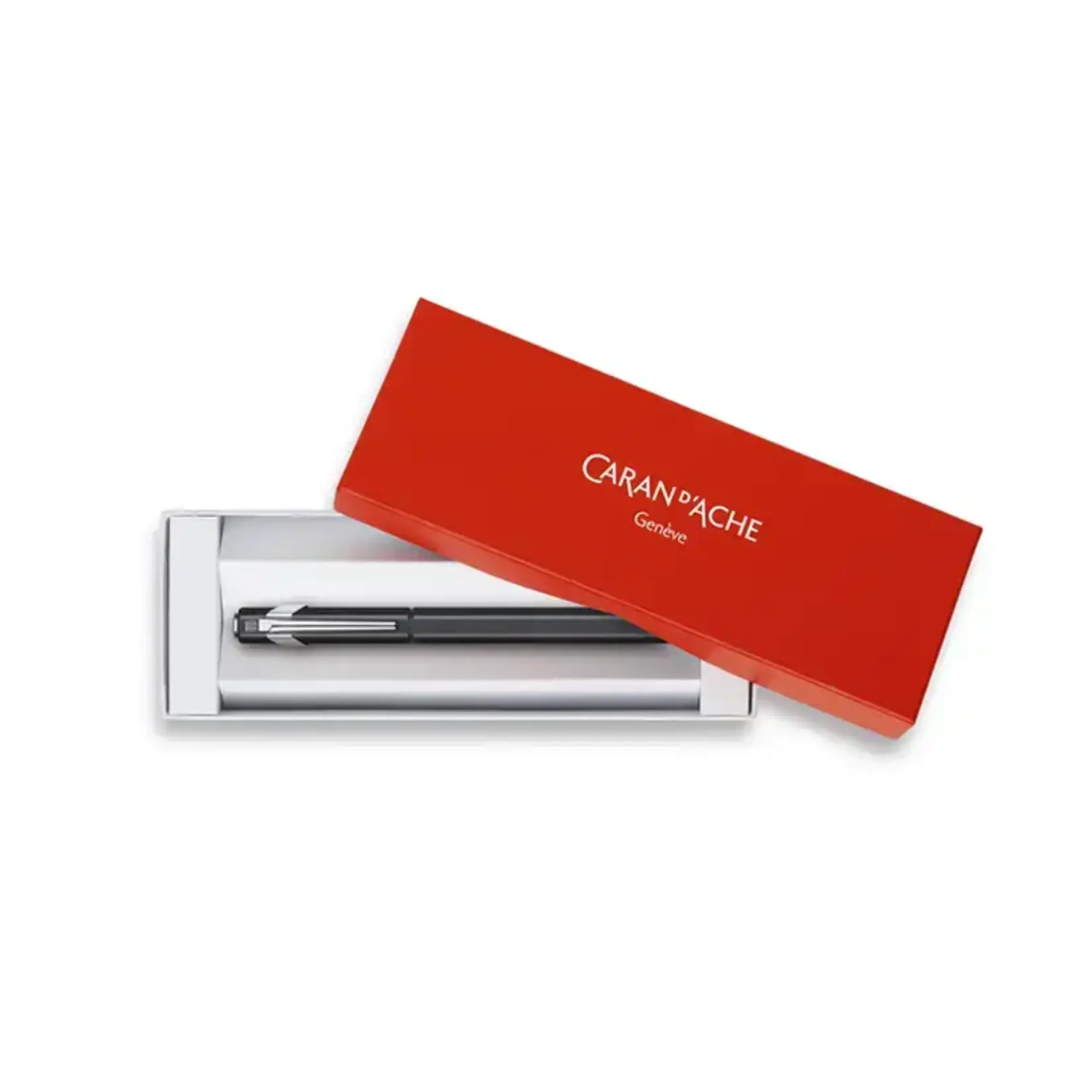 Caran d'Ache Fountain Pen 849™ Metal, Fine Nib Size with Gift Box - Black