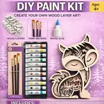 The Wilusz Way Wood Designs DIY Lady Fox Paint Kit