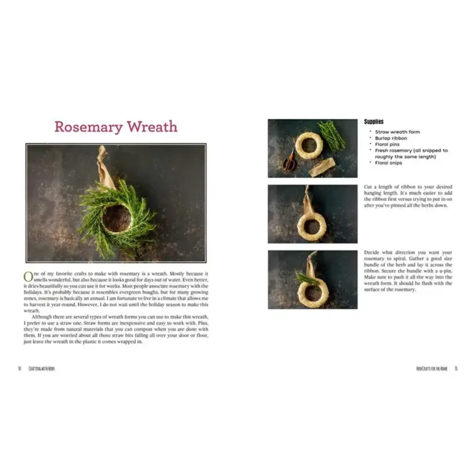 Simon & Schuster Crafting with Herbs By Debbie Wolfe