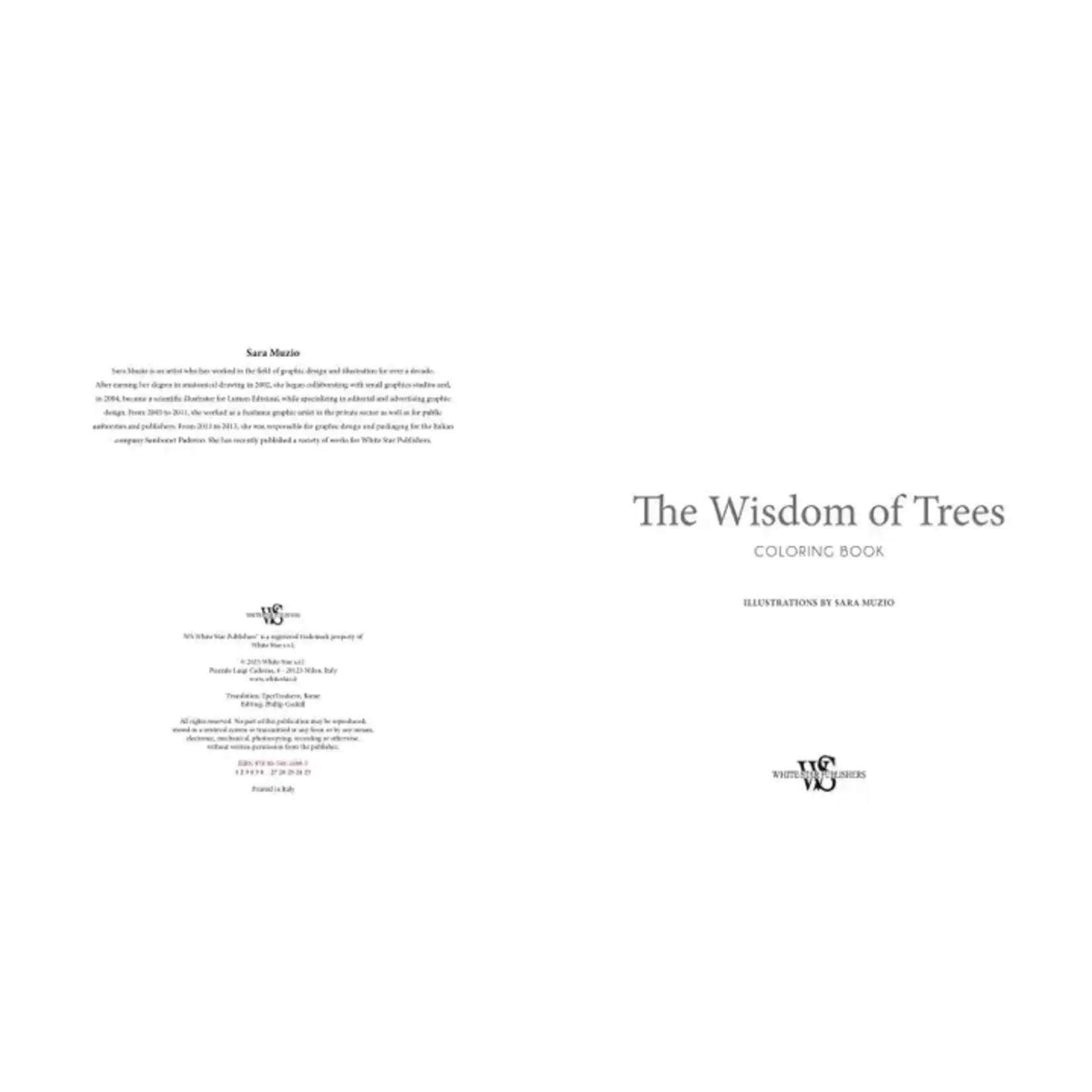 Simon & Schuster Splendor of Trees Coloring Book