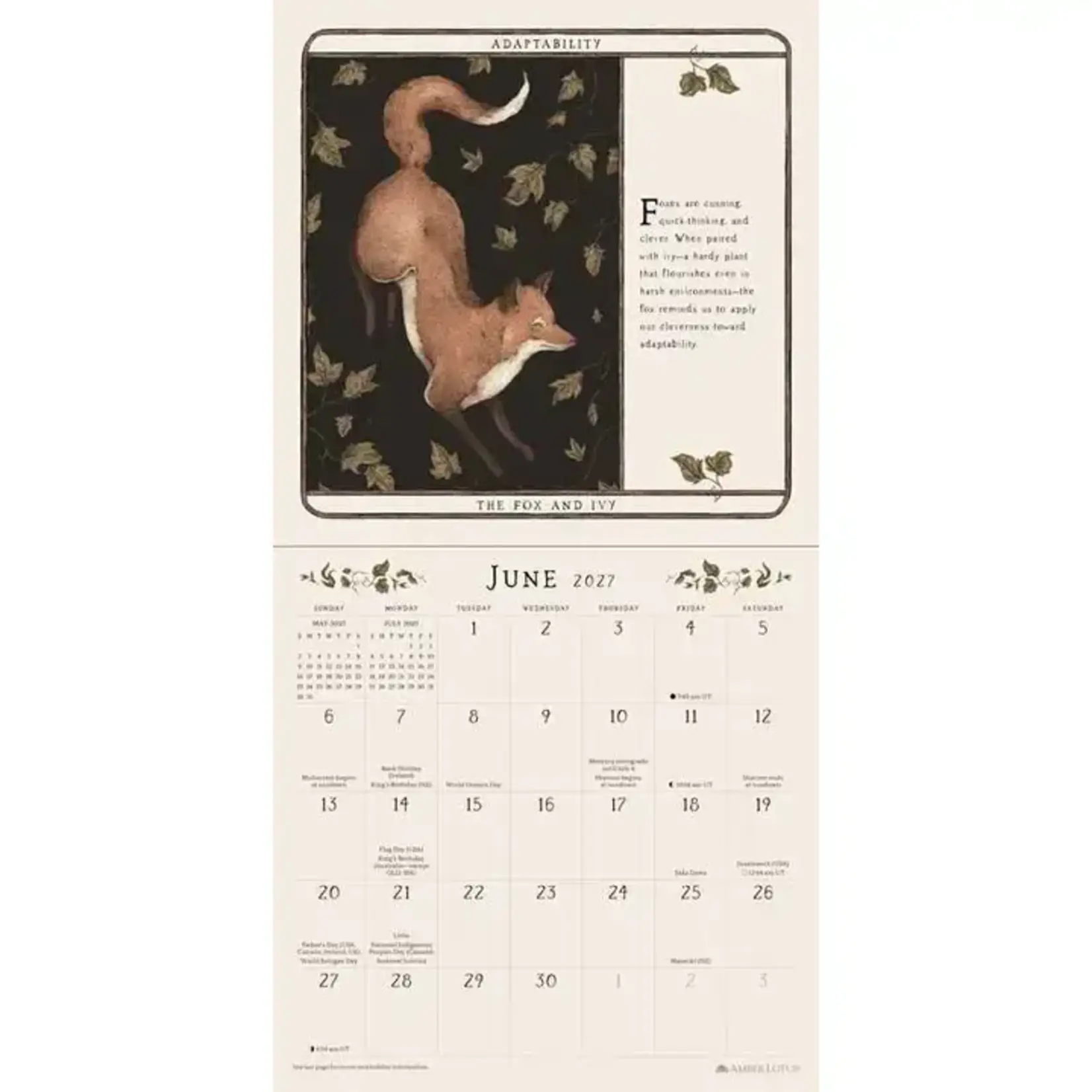 Simon & Schuster Woodland Wardens 2027 Mini Wall Calendar By Jessica Roux