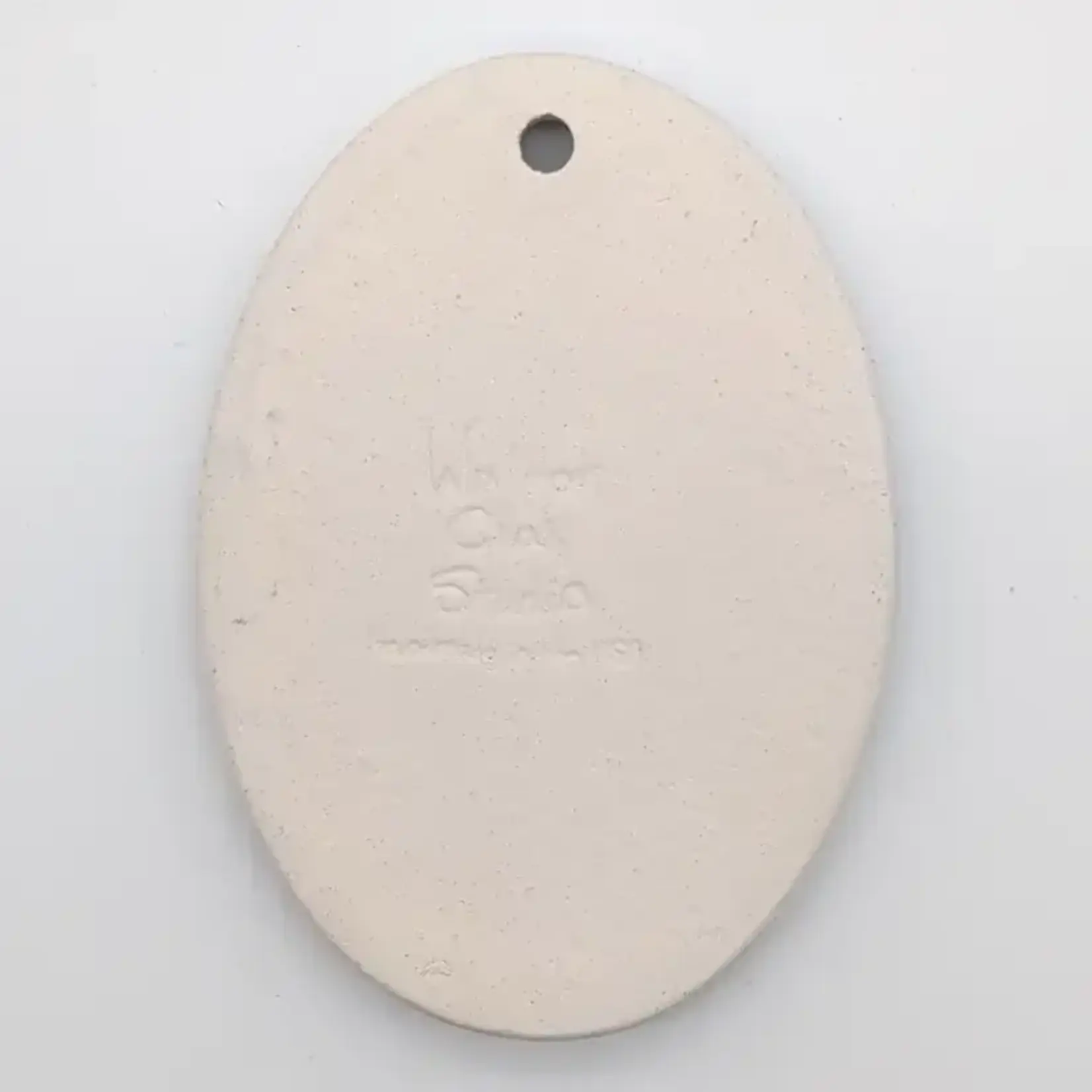 Walton Clay Studio Pottery Ornament - Blue Crescent Moon