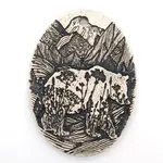 Walton Clay Studio Pottery Ornament - Mountain Bear