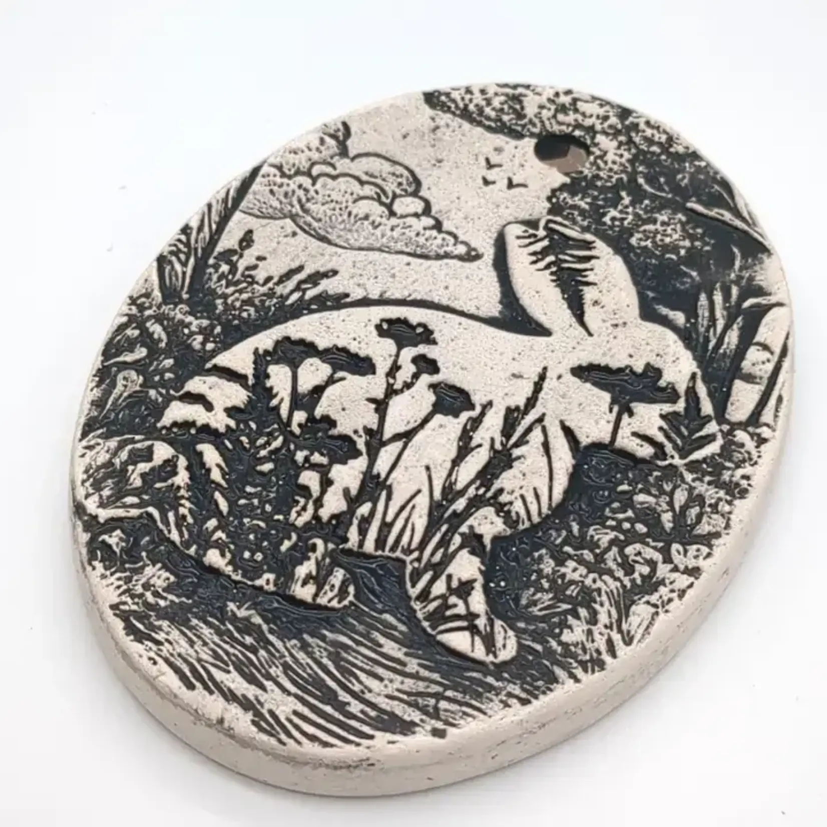Walton Clay Studio Pottery Ornament - Rabbit