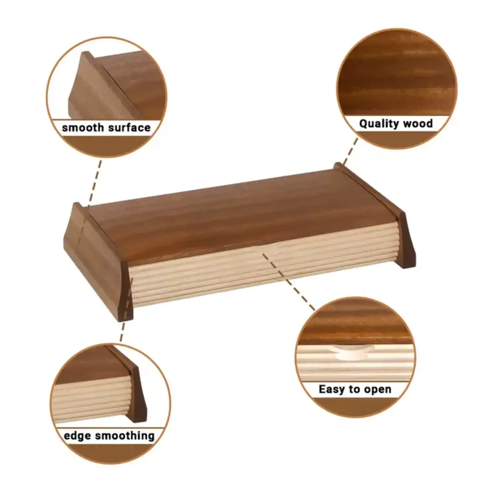 Fuji Wood Design Sapele Wood Jewelry Box