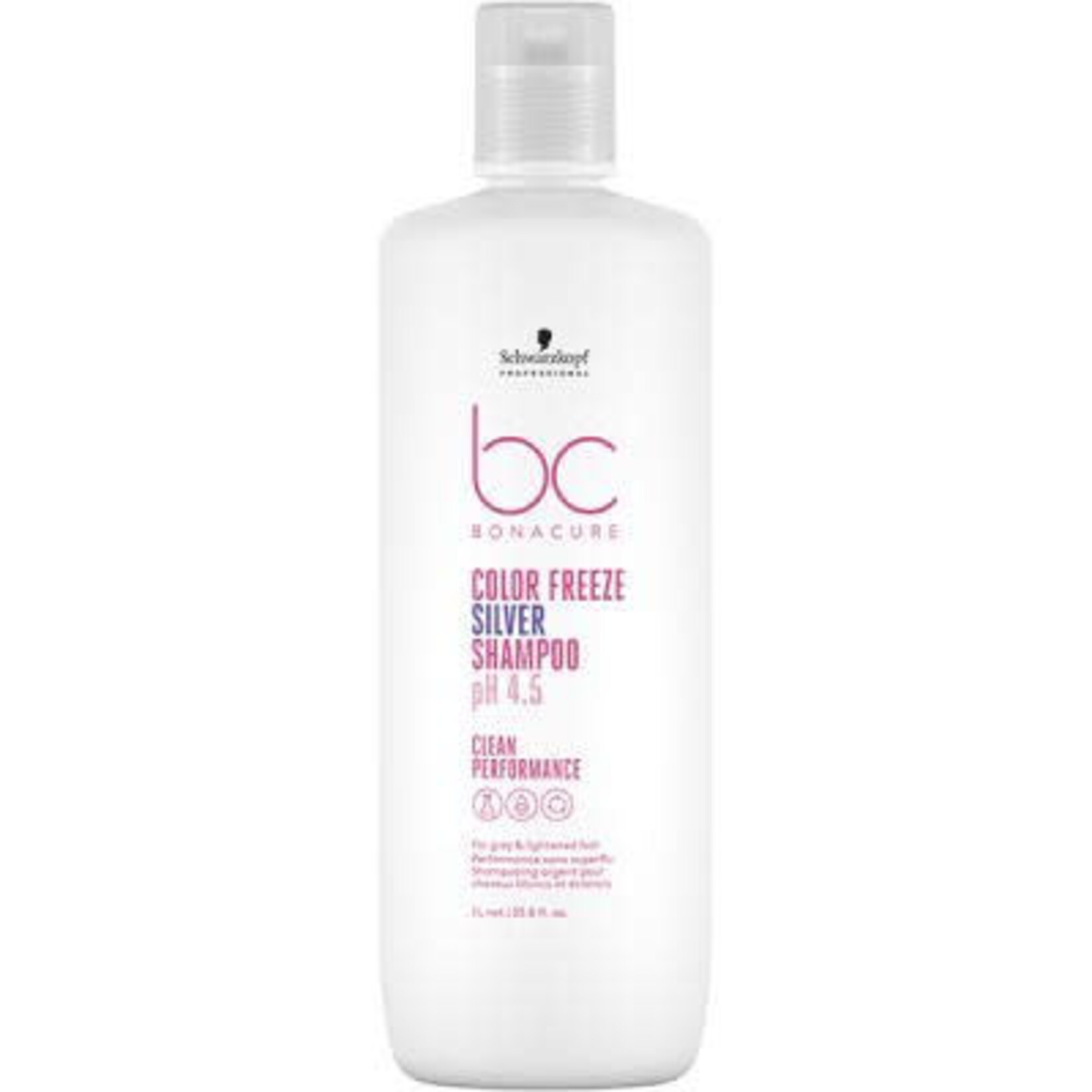 Schwarzkopf Bonacure - Color Freeze 4.5pH - Shampooing Argent 1000ml