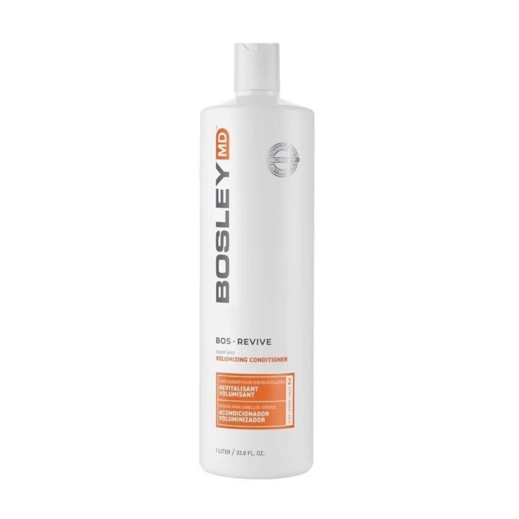 Bosley Bosley MD - Orange - Revitalisant Volumisant BOSRevive Pour Cheveux Clairsemés Colorés 1L