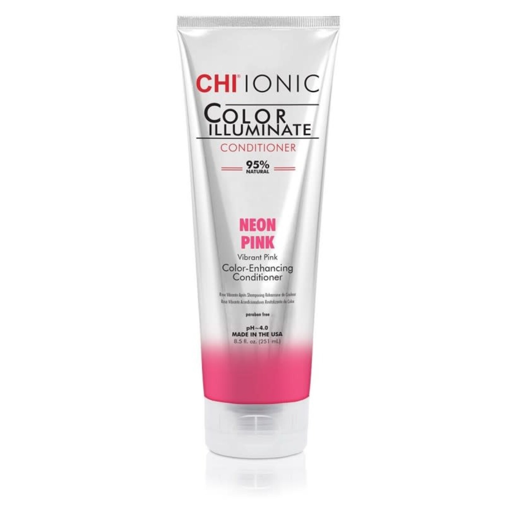 Chi CHI Ionic - Color Illuminate Color-Enhancing Conditioner Neon Pink 251ml