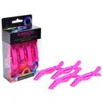 Framar Framar - Color Me Fab - 4 Rubberized Jaw Clip Pink