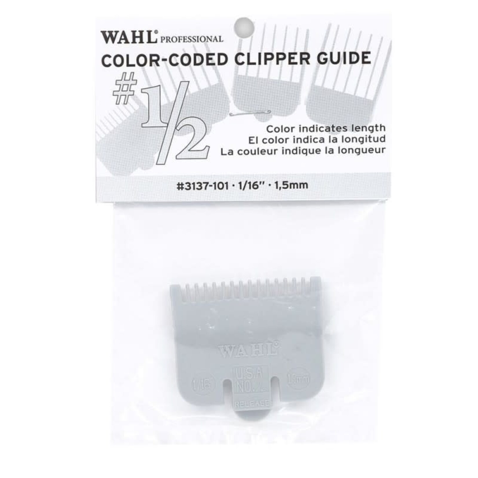 Wahl Pro Wahl - Color-Coded Clipper Guide 1/2