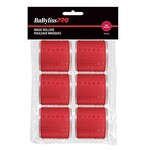 Dannyco BabylissPro - Rouleaux velcro rouge 65mm