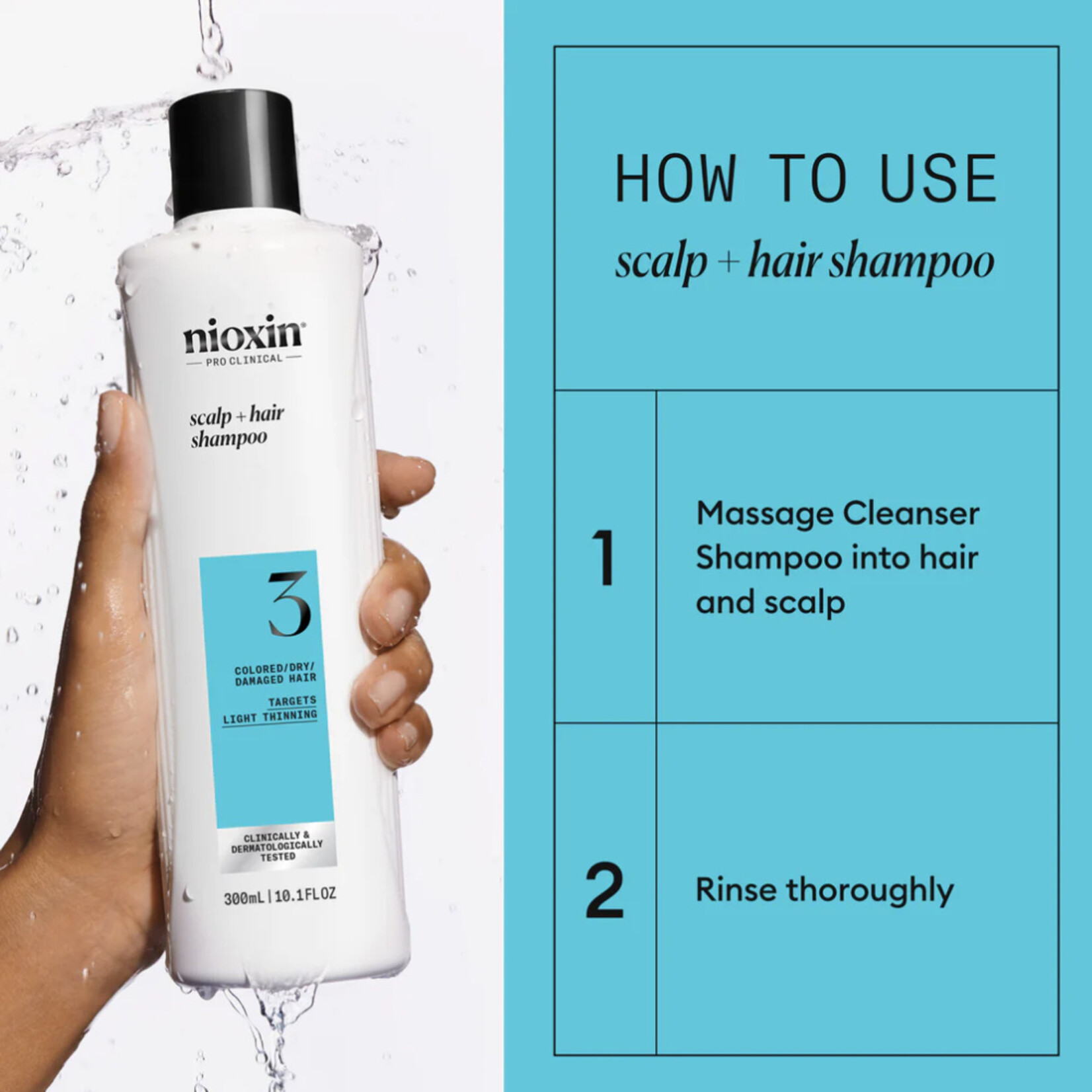 Nioxin Nioxin - Système 3 - Shampooing 1L