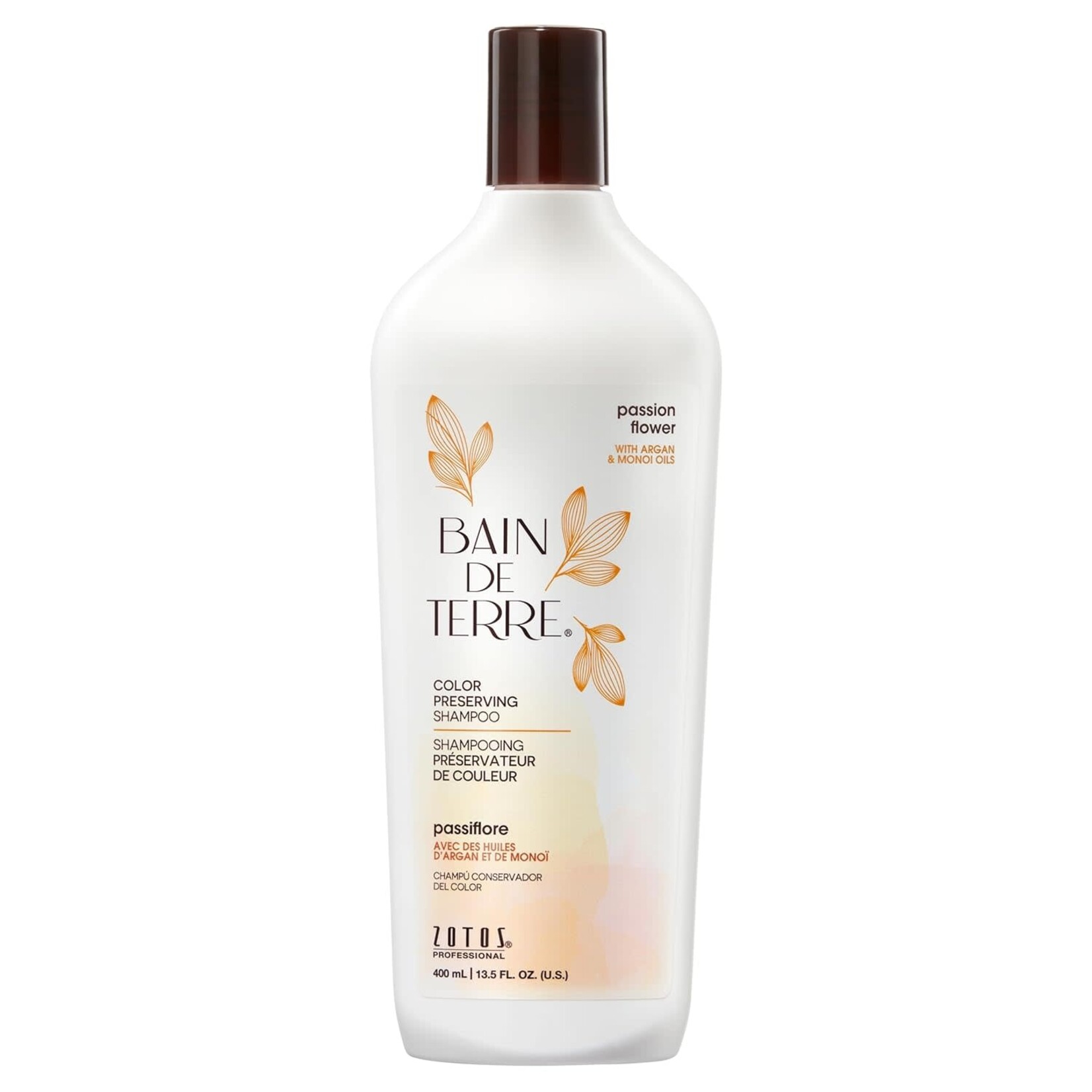 Bain de Terre Bain De Terre - Passion Flower - Shampooing préservateur de couleur 400ml