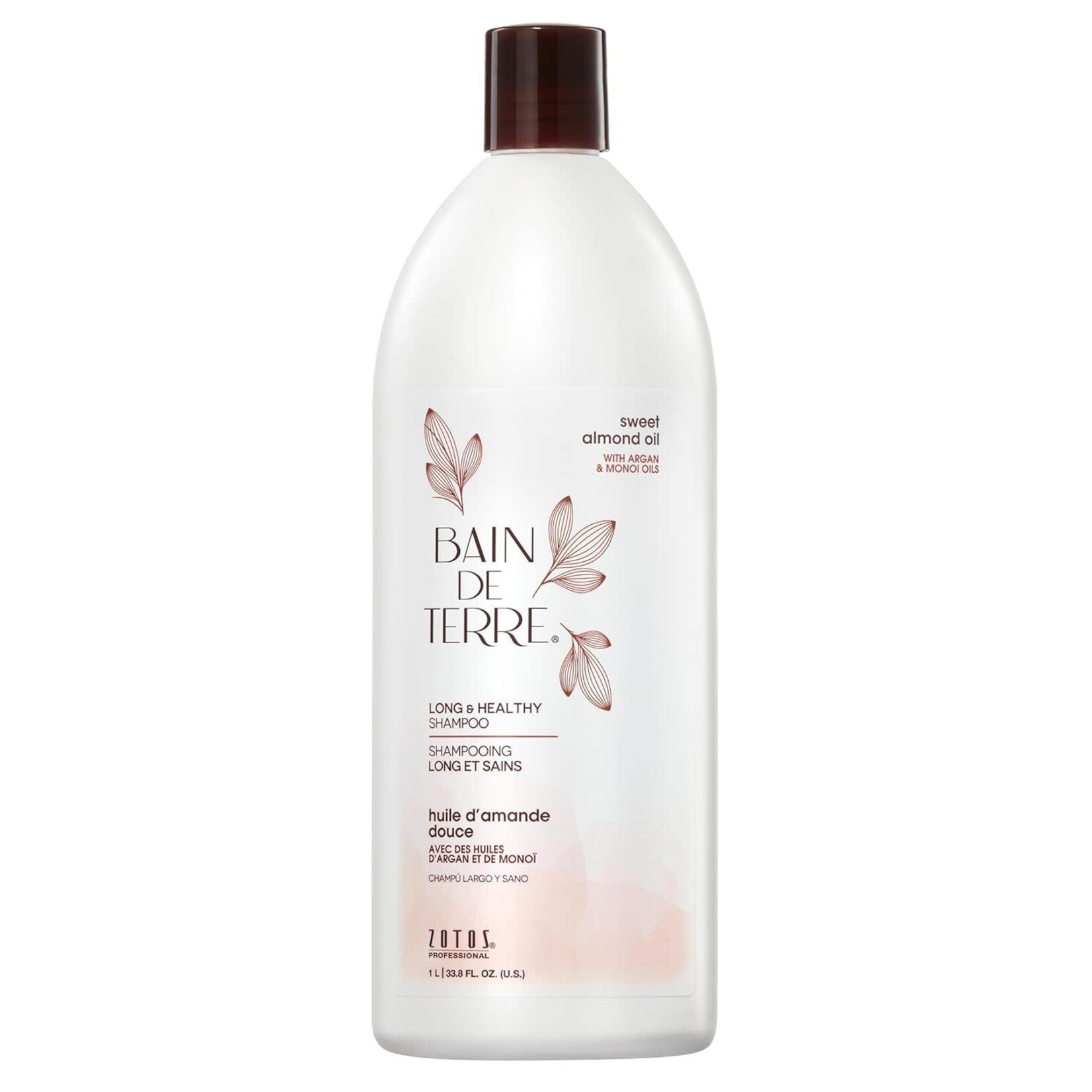 Bain de Terre Bain De Terre - Sweet Almond Oil - Shampooing longs & sains 1000ml