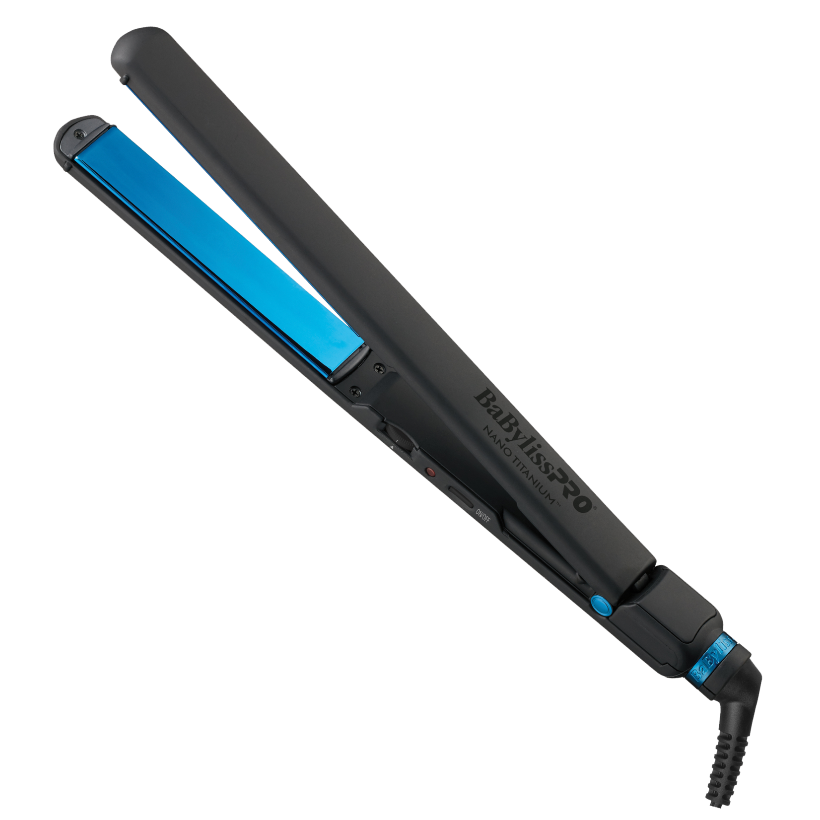 Babyliss Pro BabylissPro - Fer plat en Nano-Titane - Longue plaque profil ultra mince 1'' - Bleu minuit