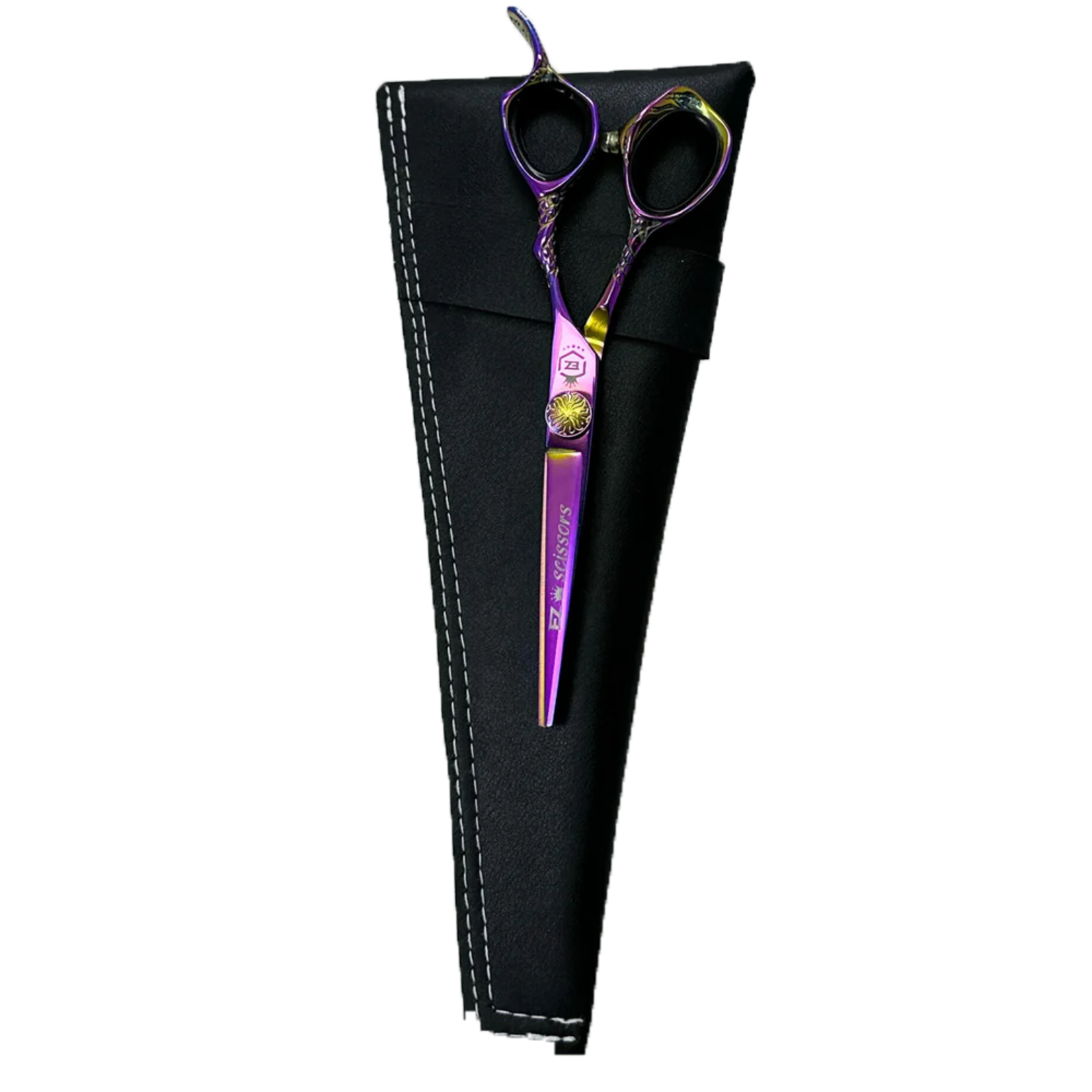 EZ EZ - Dragon Rainbow - 5.5 inch Rainbow Pink Cutting Scissors