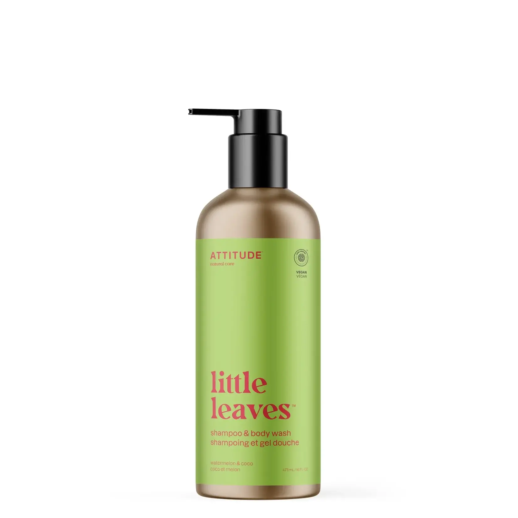 Attitude Attitude - Shampoing et savon corps 2en1 - Coco melon 473ml