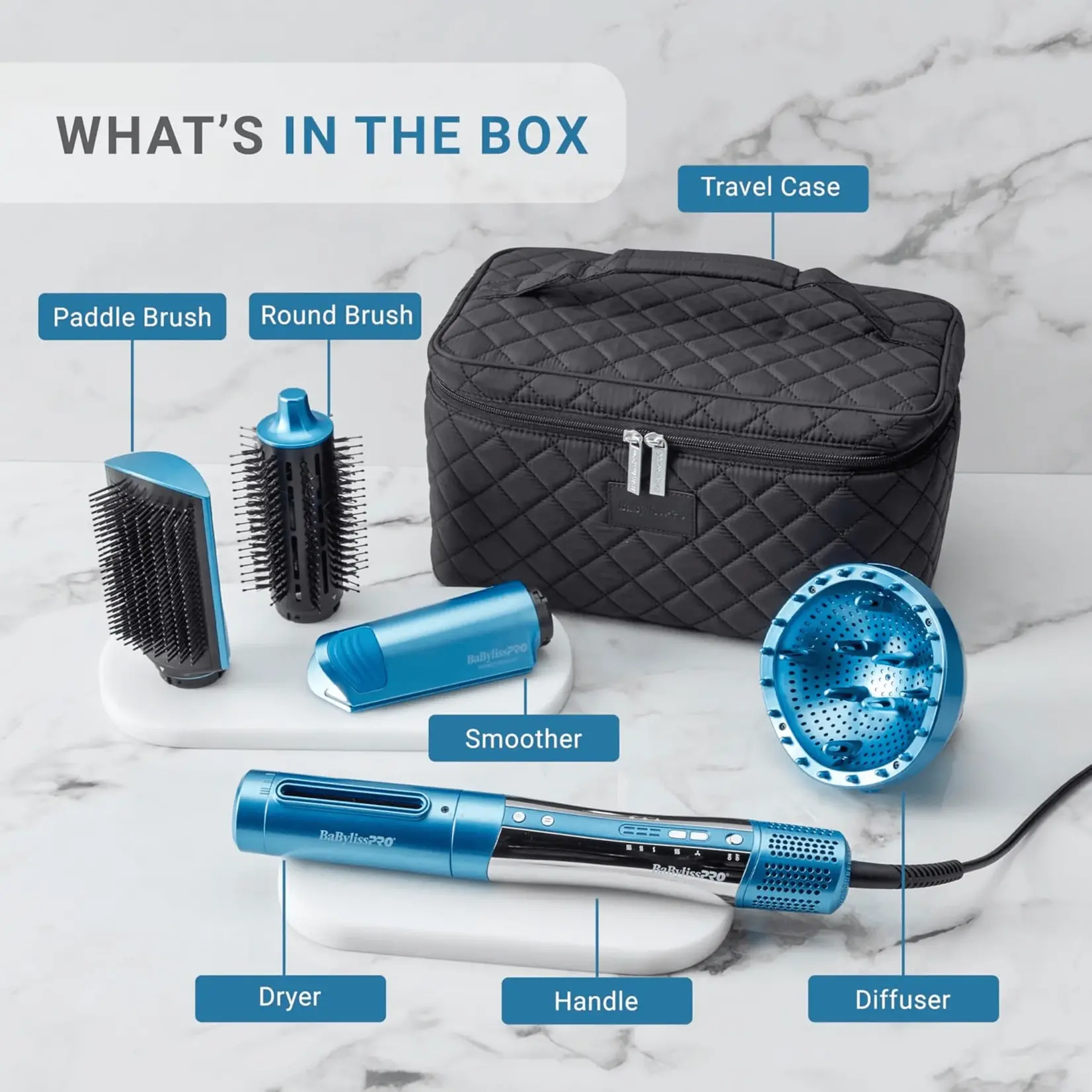 Babyliss Pro Babyliss Pro - Séchoir multi-coiffant ionique 5 en 1