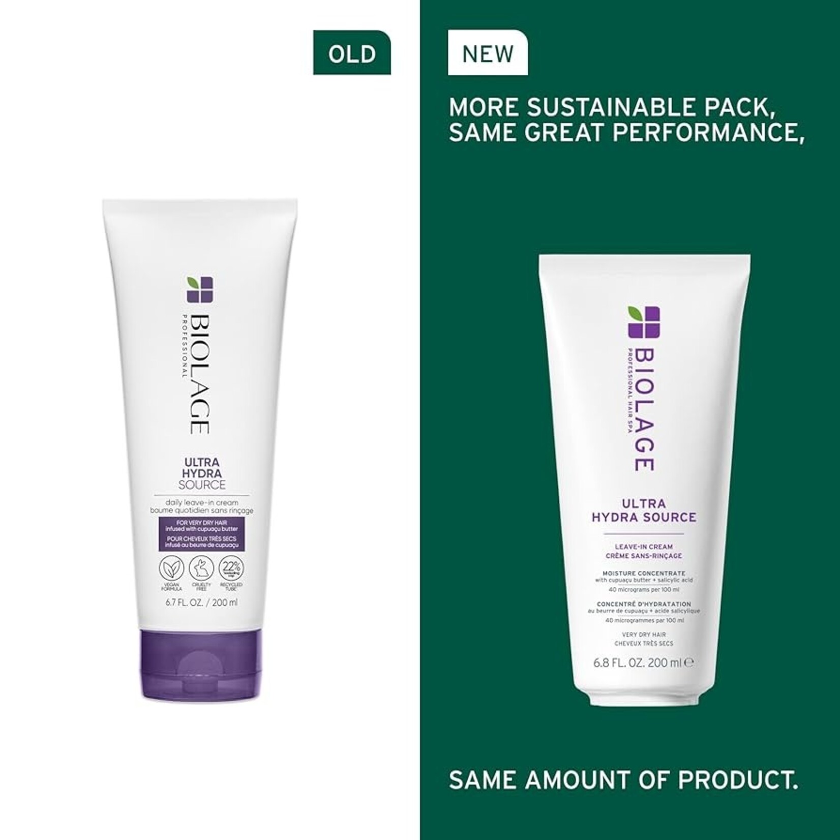Biolage Biolage - Ultra hydrasource - Daily leave-in cream 200ml
