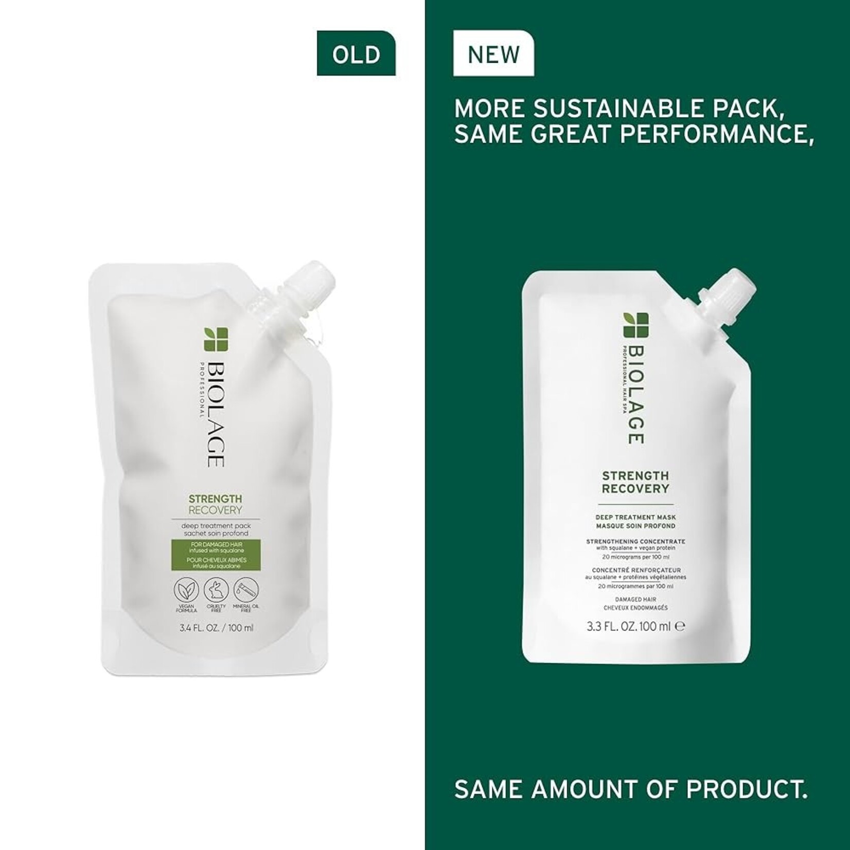 Biolage Biolage - Strength Recovery - Sachet soin profond 100ml