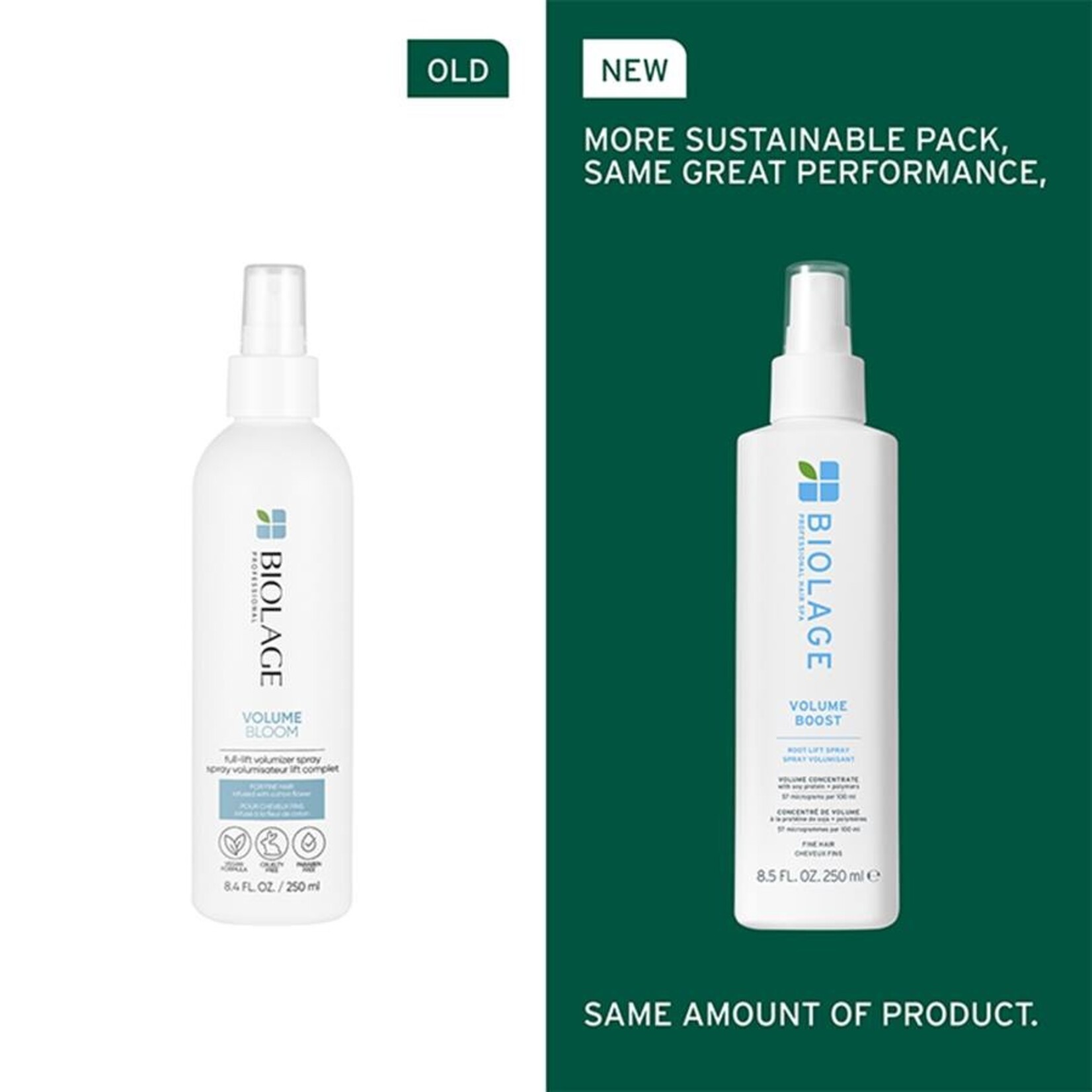 Biolage Biolage - Volume boost - Full lift volumizing spray 250ml
