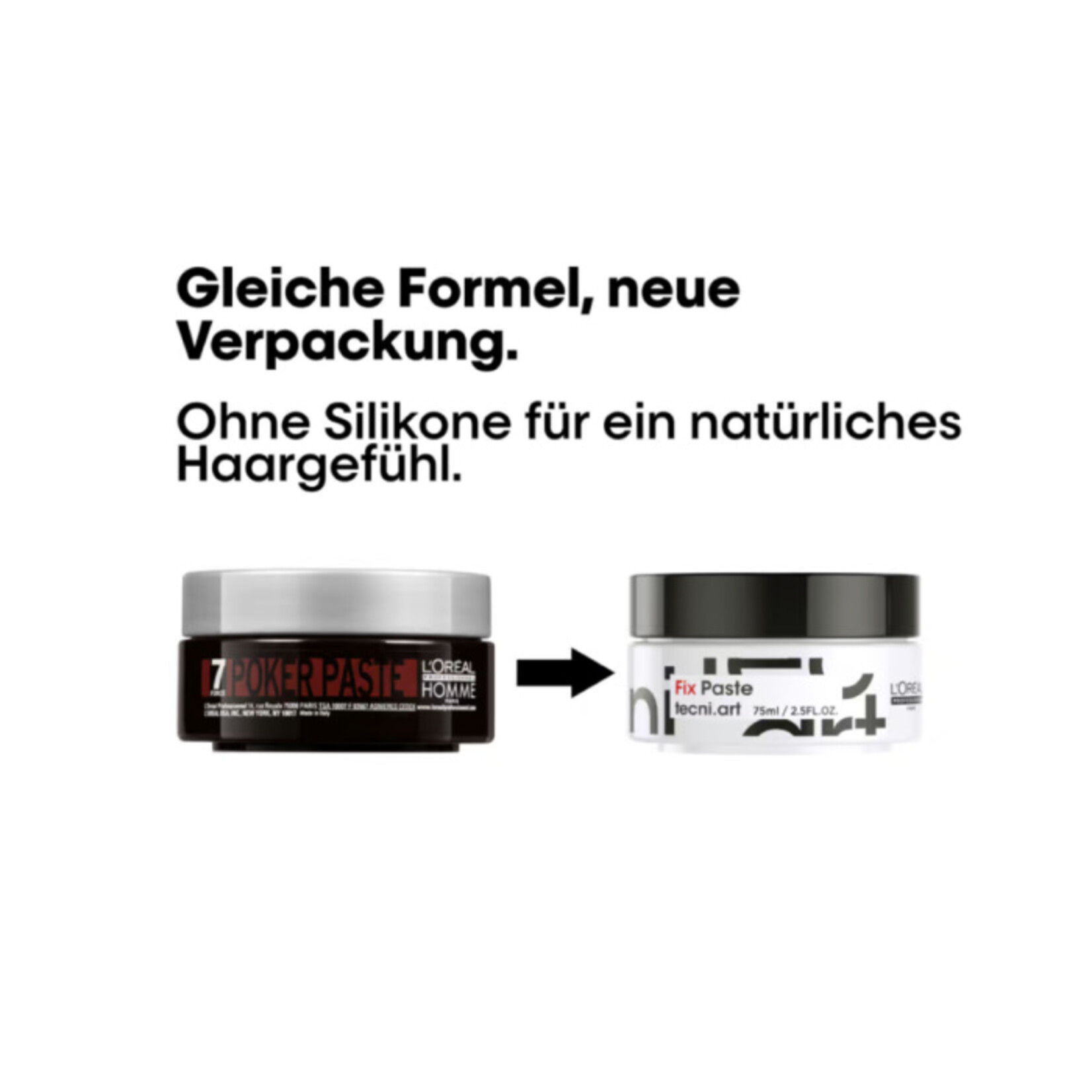 L'Oréal L'Oréal Professionnel - Fix Paste  - Pâte fixation et tenue extrêmes fini mat 75ml