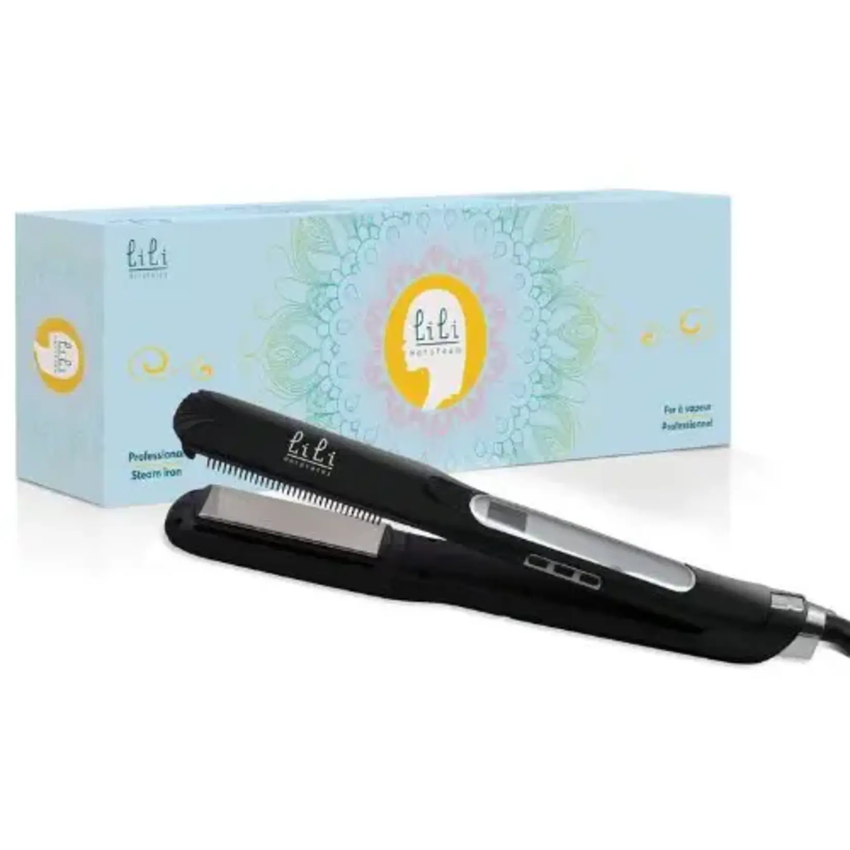 Macolo Macolo Lili - Fer plat à la vapeur noir